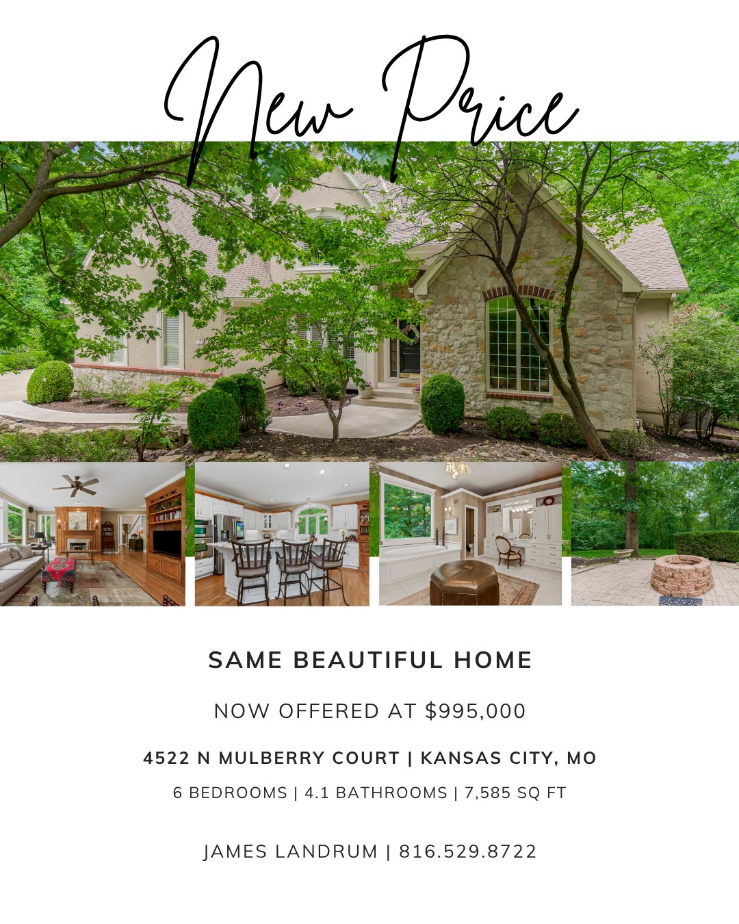 ✨ PRICE IMPROVEMENT IN BRIARCLIFF WEST ✨
New price. Incredible space. One beautiful place to call home. 🏡
Tucked away on a beautiful treed cul-de-sac, this 7,000+ sqft home offers 6 bedrooms, 4.1 baths, an updated kitchen, renovated bathrooms, a spacious finished lower level, and so much room to gather, entertain, and make it your own.
Outside, the updated deck overlooks the lush, private setting that makes this location so special.
Call James Landrum at 816.529.8722 for a private tour today! ✨
#PriceImprovement #BriarcliffWest #KansasCityRealEstate #KansasCityHomes #KoehlerBortnickTeam