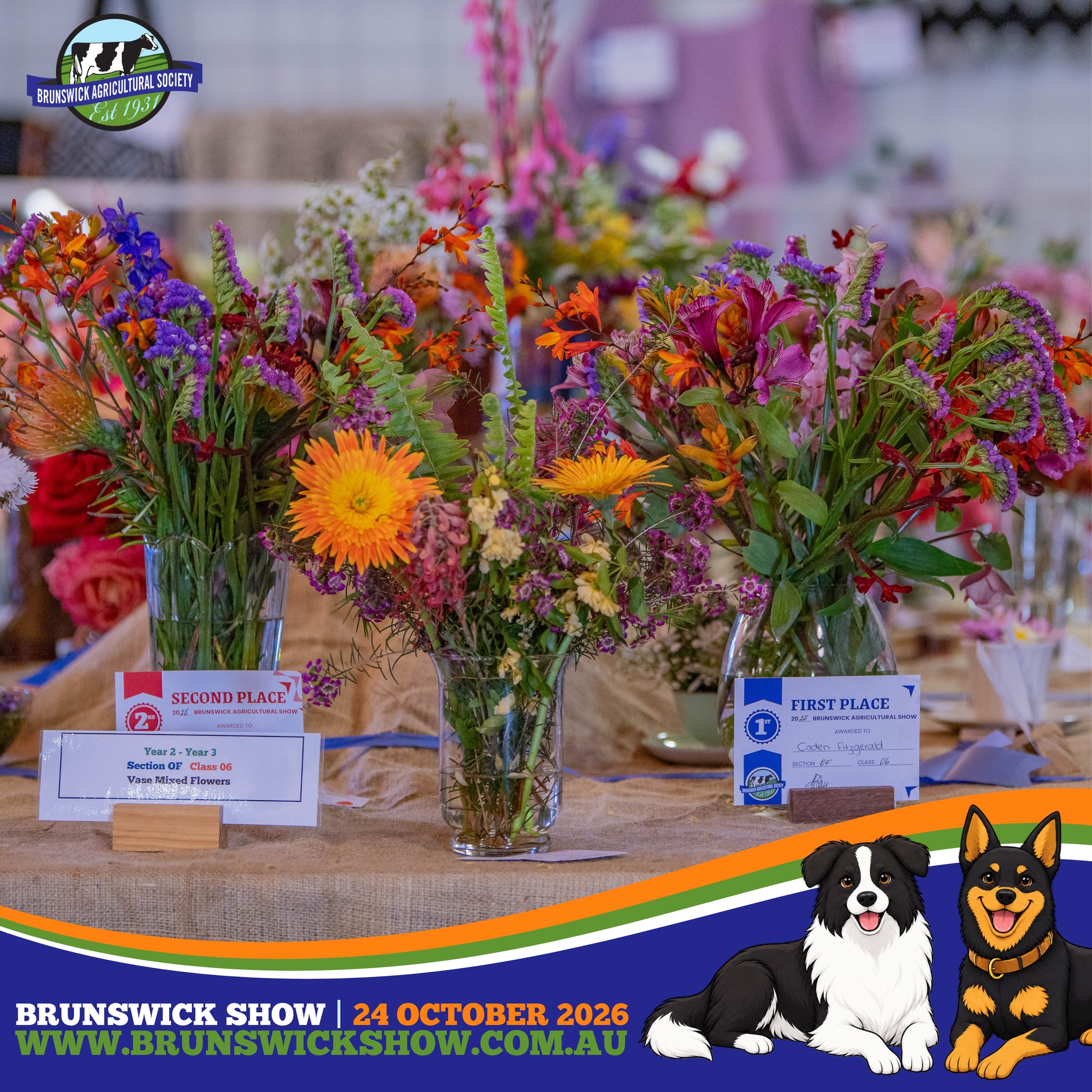 Take a wander through the pavilion and see the talent, creativity and local pride on display. From photography to flower exhibits, thereโs always something special to discover. ๐ธ๐
๐ BRUNSWICK SHOW 2026
๐ Brunswick Show Grounds
๐
Saturday 24 October 2026
๐๏ธ Info + Tickets: www.brunswickshow.com.au
