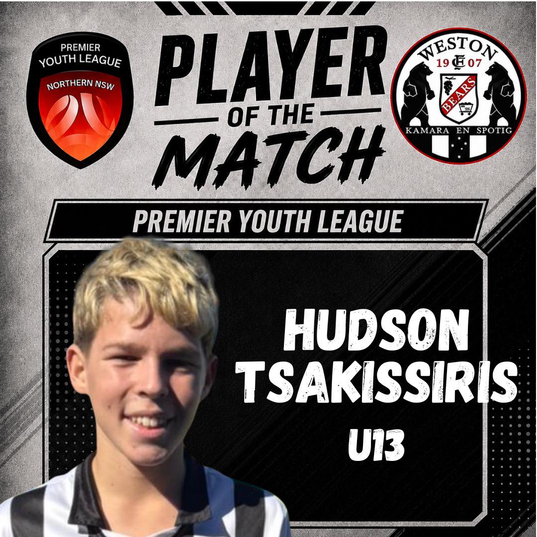 Congratulations to our Round 13 and Round 9 Catch up for U18 PYL Player of the Match recipients! 🐻⚽️
#COYB