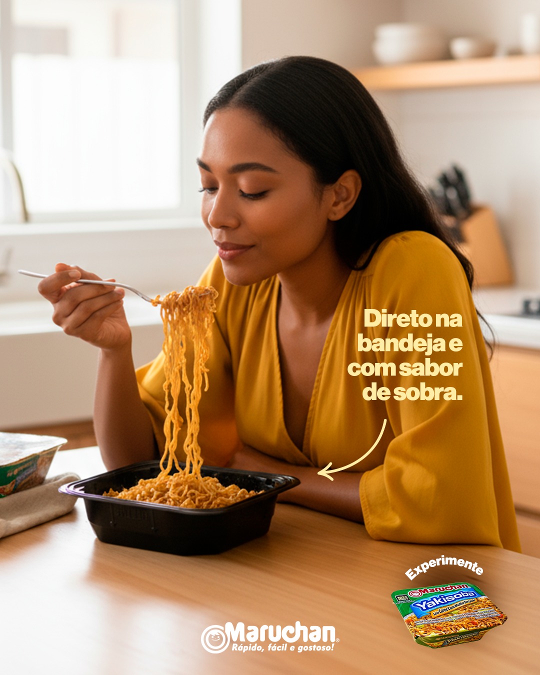 Aquele momento do dia que é só seu e do seu Yakisoba! 🥢✨
Nada supera a sensação de fazer uma pausa na rotina para saborear um prato encorpado, quentinho e com aquele molho sabor Carne com Teriyaki inconfundível.
E a melhor parte: fica pronto em apenas 4 minutinhos no micro-ondas, direto na bandeja, para você aproveitar cada segundo sem se preocupar com nada! 🤤💛
Quem aí também não dispensa um momento Maruchan Yakisoba na semana? Conta pra gente nos comentários! 👇
#MaruchanBrasil #MaruchanYakisoba #MomentoMeu #PausaComSabor #Teriyaki #ProntoEm4Minutos #ComfortFood #LamenLovers