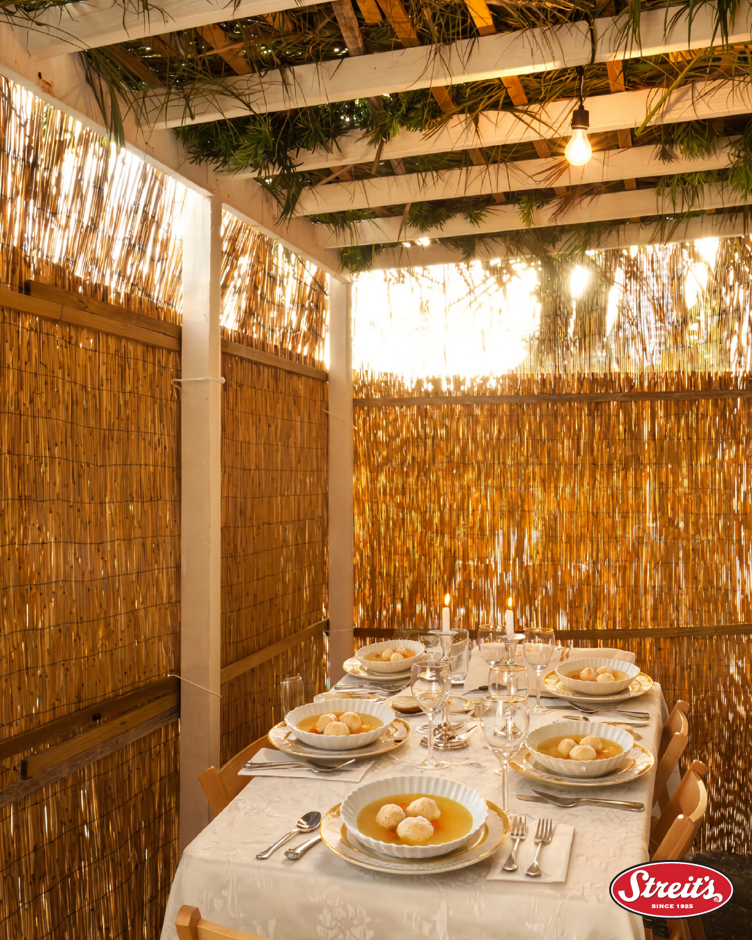 Are you ready for your holiday meal under the stars?
Don't forget to pack the ultimate comfort food for the Sukkah! 🌿✨
Nothing warms up the sukkah and brings smiling faces to the family like Streit’s Matzo Balls!
Stock up for the holidays today!
https://tinyurl.com/ysc5885c