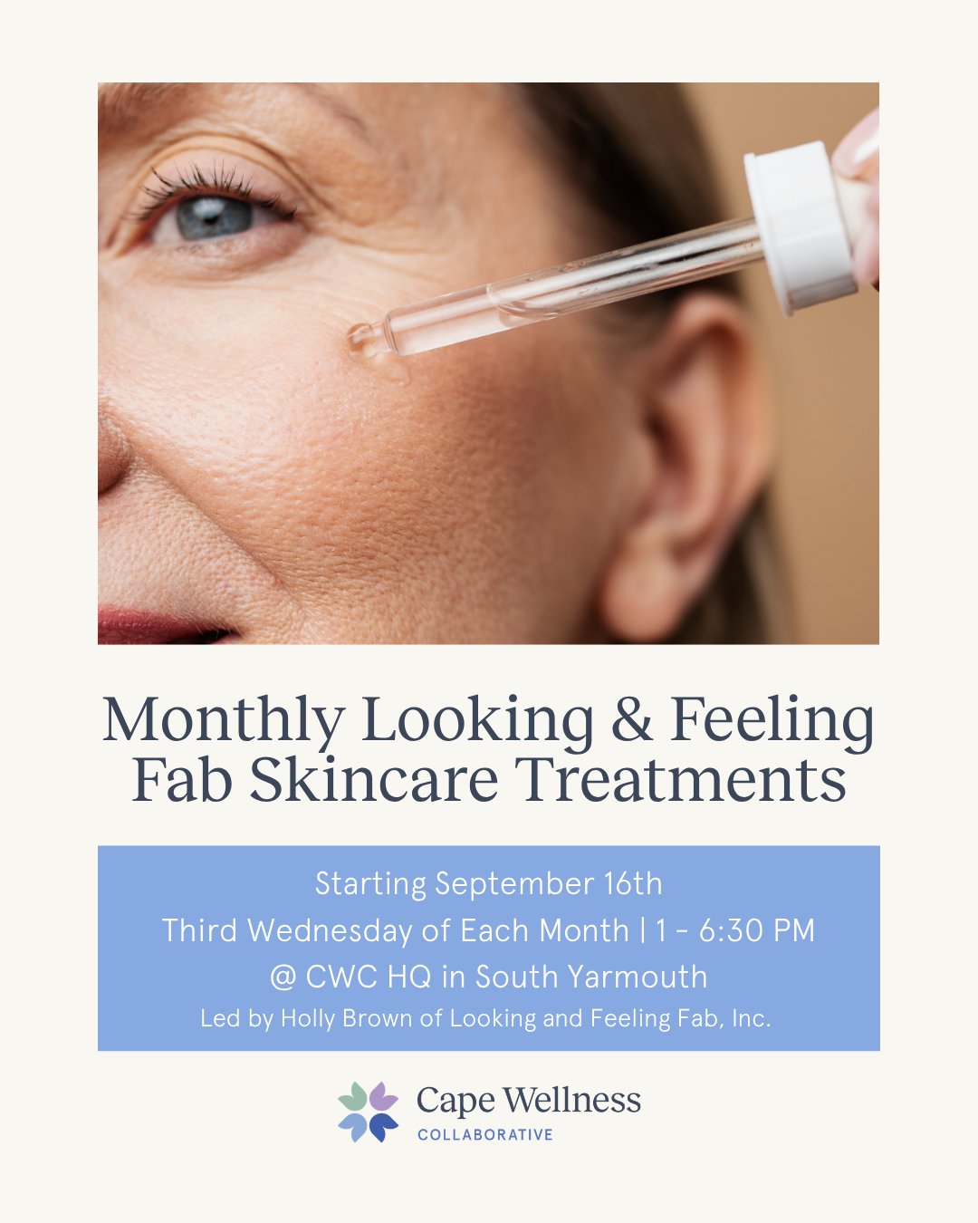 We’re excited to offer monthly oncology skin treatments at CWC through our partnership with Holly Brown and @lookfeelfaborg!
If you’re experiencing skin changes or side effects related to cancer treatment, you may be eligible for four complimentary skincare visits through Looking & Feeling FAB’s Wellness Program.
Ready to get started? Submit an application through Looking & Feeling FAB to see if you qualify. Once your application is reviewed, Holly will help guide you through the next steps and schedule your treatment.
Apply today and take the first step toward personalized care and support for your skin! Learn more at the link in our bio.