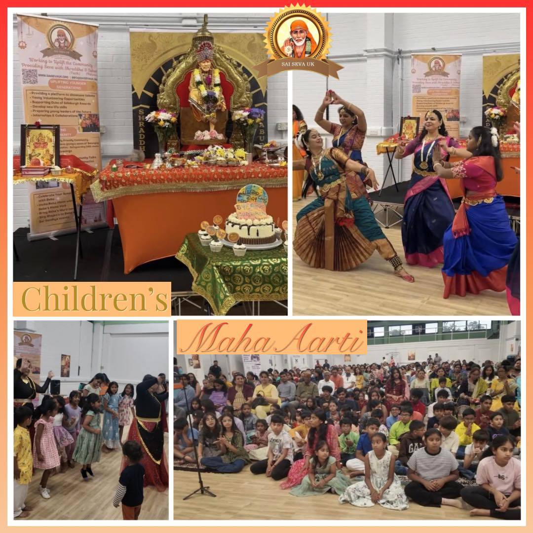 โฆcontinuedโฆ
๐ธ Rani โ thank you for capturing the beautiful memories of the evening through your photographs.
๐ค Hope College & Healthier Slough โ thank you for joining us with your stalls & for providing valuable support & information to help our community.
๐ Sandhya Gurukulam โข Art with Sathya โข Nalanda Tutoring Academy โข A Grade Tutors โ thank you for sharing your wonderful offerings with our community & supporting our families through your stalls.
๐ซ Gurpreet at Langley College โ thank you for your continued support & for helping us bring our community events to life.
๐ Our incredible volunteering team โ our biggest thanks to all those who worked tirelessly behind the scenes, before, during & after the event. So much work goes on that isnโt always seen, but your dedication & love for Baba & His community is what helps everything run smoothly. We are truly grateful for each & every one of you. ๐๐ผ
๐ Special mention has to be made for our Kitchen Team who work so hard behind the scenes, often missing the entire event to ensure all of our guests have enough Prashadam.
And last, but certainly not leastโฆ
โค๏ธ THANK YOU TO ALL OF YOU! โค๏ธ
Thank you to every parent, grandparent, family member, friend & member of our community who came along, encouraged our children, celebrated their achievements & supported this special event.
It is through your love, encouragement & support that our children can grow with confidence & continue to shine. ๐
We hope you all enjoyed the evening & took away some beautiful memories. ๐๐ผโจ
On behalf of everyone at Sai Seva UK, we wish all of the children in our community a very Happy, Blessed & Successful Year Ahead.
May Baba continue to guide them, bless them with wisdom & knowledge, give them confidence & strength, & shower them with His Grace in everything they do. ๐๐ธ๐๐ผ
Sai Ram ๐๐ผโค๏ธ
With Babaโs Grace, may our children continue to learn, grow, achieve & shine! ๐
