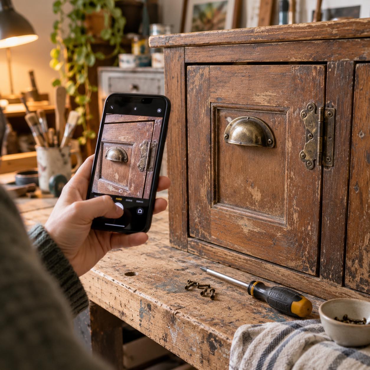 💡 TOP TIP TUESDAY — TAKE A PHOTO BEFORE YOU TAKE IT APART 💡
It sounds simple, but this little habit can save a lot of head-scratching later. 👀
Before removing handles, hinges, locks or other hardware, take a quick photo of where everything sits.
Old furniture isn’t always as straightforward as it looks, and once you’ve got a handful of screws and fittings on the workbench, it’s surprisingly easy to forget what went where.
✨ TOP TIP: Photograph each section before dismantling it.
That way, when it’s time to put everything back together, you’ve got your own visual guide.
Especially useful for:
🔩 Hinges and catches
🚪 Door fittings
🗄️ Drawer hardware
🪛 Odd screws and brackets
A 10-second photo at the start can save a lot of time at the end.
Because “I’ll definitely remember where that goes” has caught us all out at least once. 😅
Kirsti & Orson 🦉
✨ Re-loving Forgotten Gems
📍 Le Hibou Chic, Bellac
#LeHibouChic #TopTipTuesday #Bellac #HauteVienne #FurnitureUpcycling #FurnitureRestoration #FurnitureTips #FurnitureMakeover #ShopLocal
💡 L’ASTUCE DU MARDI — PRENEZ UNE PHOTO AVANT DE TOUT DÉMONTER 💡
Cela paraît tout simple, mais cette petite habitude peut vous éviter bien des hésitations. 👀
Avant de retirer les poignées, charnières, serrures ou autres éléments, prenez rapidement une photo de leur emplacement.
Les meubles anciens ne sont pas toujours aussi simples qu’ils en ont l’air et, une fois les vis et petites pièces posées sur l’établi, il est facile d’oublier ce qui allait où.
✨ L’ASTUCE : photographiez chaque partie avant de la démonter.
Au moment de tout remonter, vous aurez ainsi votre propre guide visuel.
Particulièrement utile pour :
🔩 Les charnières et loquets
🚪 Les ferrures de portes
🗄️ Les éléments de tiroirs
🪛 Les vis et petites fixations
Une photo prise en 10 secondes au début peut vous faire gagner beaucoup de temps à la fin.
Parce que « je me souviendrai forcément où ça va » nous a tous déjà joué un tour. 😅
Kirsti & Orson 🦉
✨ Re-loving Forgotten Gems
📍 Le Hibou Chic, Bellac
#LeHibouChic #AstuceDuMardi #Bellac #HauteVienne #RelookingDeMeubles #RestaurationDeMeubles #ConseilsMeubles #achetezlocal