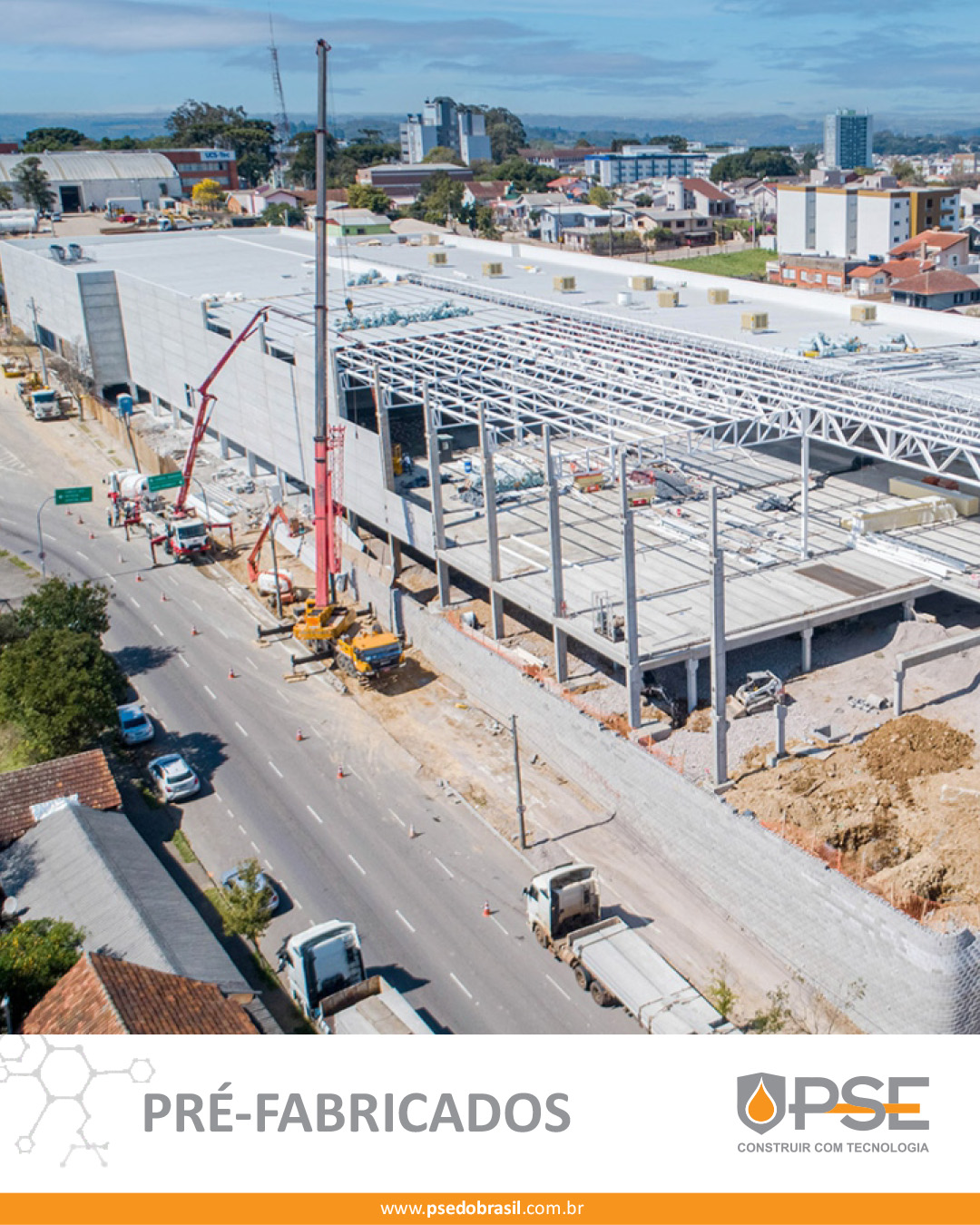 🏗️ PRÉ-FABRICADOS EXIGEM DESEMPENHO EM CADA DETALHE...
A PSE do Brasil oferece soluções desenvolvidas para melhorar o desempenho e a durabilidade dos elementos pré-fabricados de concreto.
🔹 Curas químicas
🔹 Microfibras de polipropileno
🔹 Fibras de vidro
Tecnologia para proteger o concreto, controlar a retração e contribuir para a qualidade das peças desde a fabricação.
PSE do Brasil. Soluções de engenharia para o concreto.
Quer saber outras vantagens dos nossos produtos para pré-fabricados, acesse: https://www.psedobrasil.com.br/pre-fabricados
👉 Ligue para a nossa equipe Técnica / Comercial 📞19 4141-8344 ou envie um e-mail para ✉ contato@psedobrasil.com.br