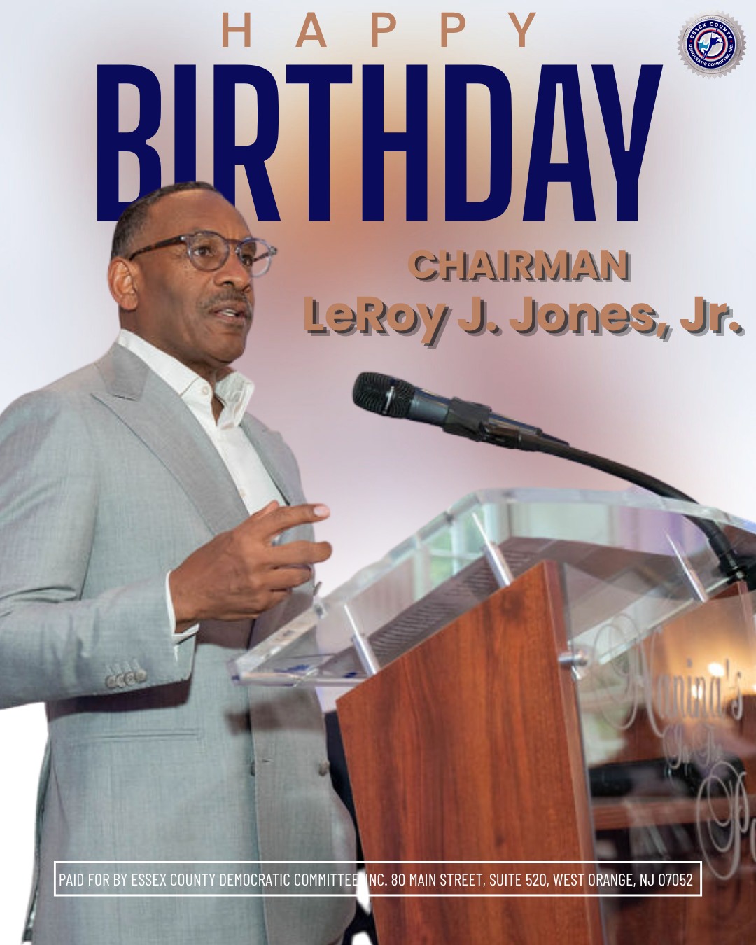 Please join us in sending heartfelt birthday wishes to our Chairman. We sincerely appreciate his leadership, guidance, and dedication to our collective growth.
#happybirthday #essexcountynj