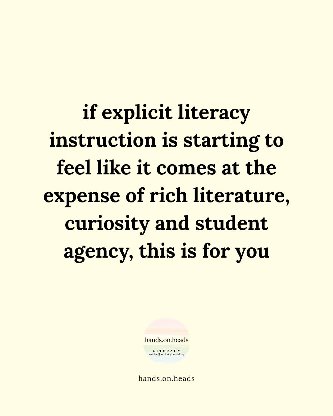 You need the trifecta in Years 5-9
⁉️ Literacy
🔤 Language
📚 Literature