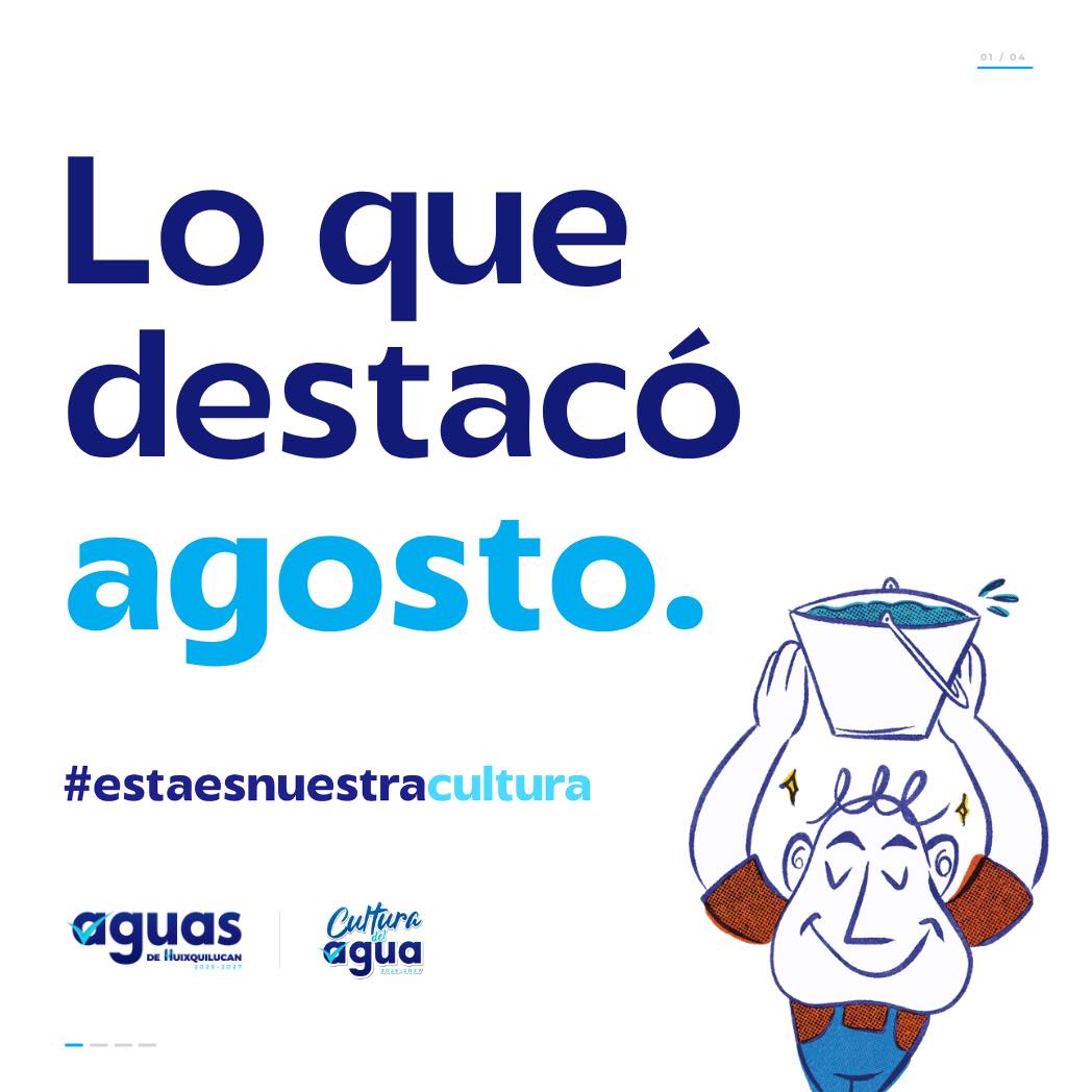 "Esta cultura ya existe. Solo hay que nombrarla.
Lo que destacó agosto: los posts más compartidos, los datos que más sorprendieron y las historias que más movieron.
esta es nuestra cultura.
Conoce más en www.sah.gob.mx
#EstaEsNuestraCultura #CulturaDelAgua #AguasDeHuixquilucan #Huixquilucan #Huixquiluquenses #CuidaElAgua #UsoResponsable #Agua"