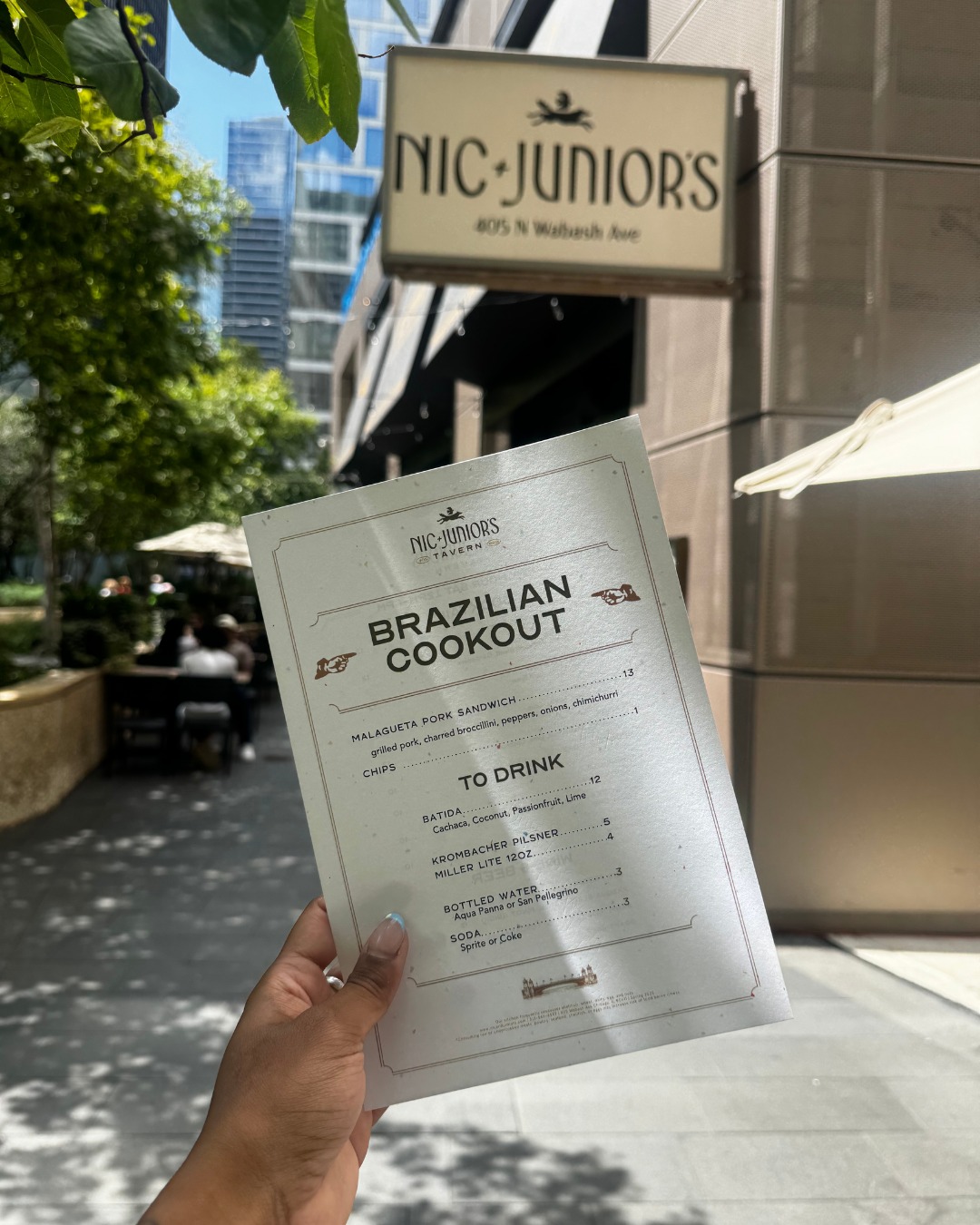 Upcoming weekend plans? Sorted. ✔️
Join us for Nic & Junior's Brazilian Cookout every Saturday from 12 - 3 PM!
Sip on specialty cocktails and feast on rotating, off-menu grilled bites crafted just for the weekend.
Come hungry!
