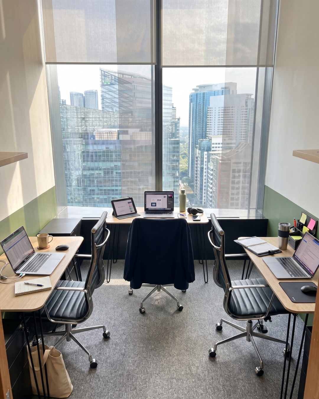 A private room for your team, for the day — no lease needed. ₱1,400 per person for 12 hours, private, ready when you are. Book your Private Office Pass.
