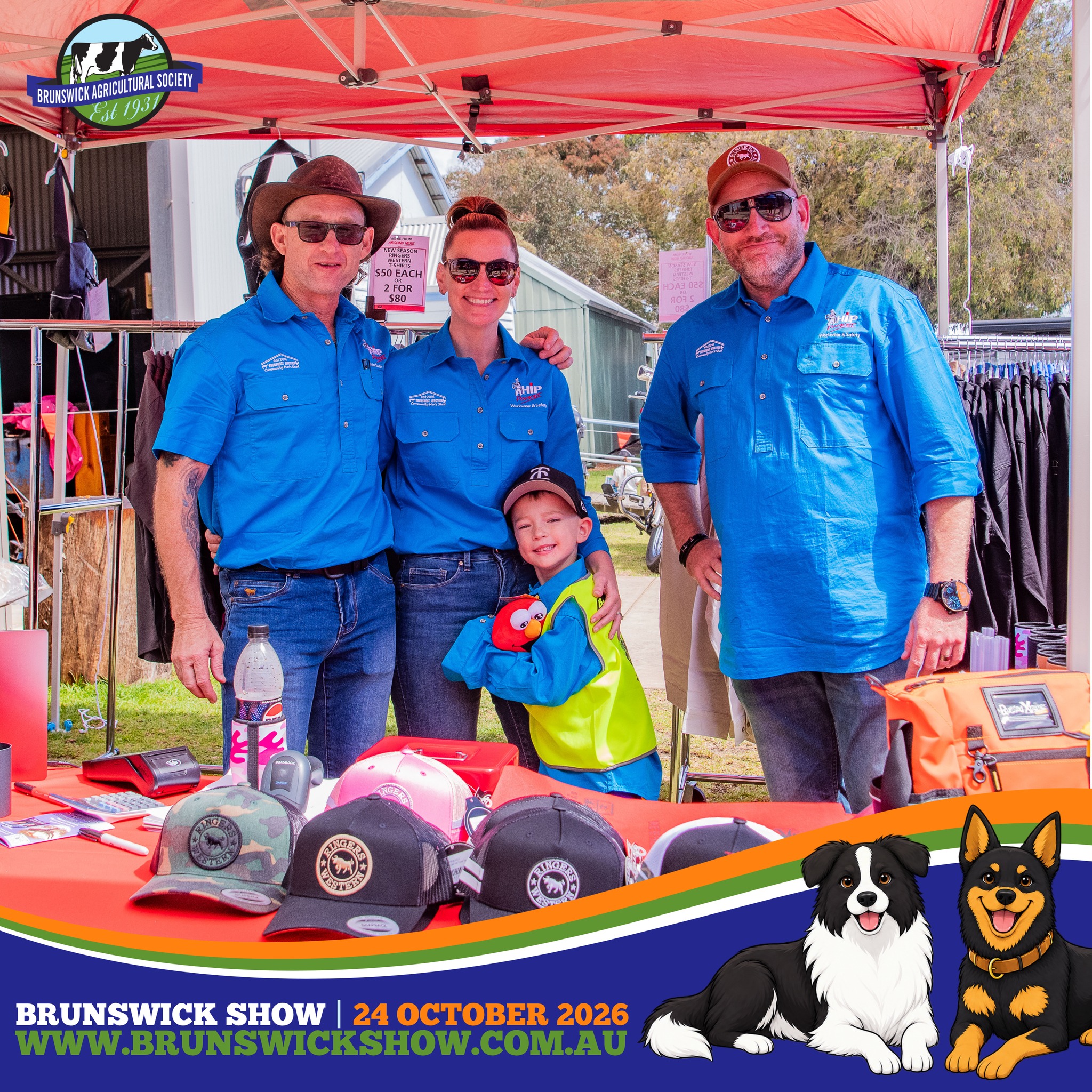 Brunswick Show is the perfect place to meet local businesses, browse the stalls and support the people who help make our region so great. ๐พ
๐ BRUNSWICK SHOW 2026
๐ Brunswick Show Grounds
๐
Saturday 24 October 2026
๐๏ธ Info + Tickets: www.brunswickshow.com.au