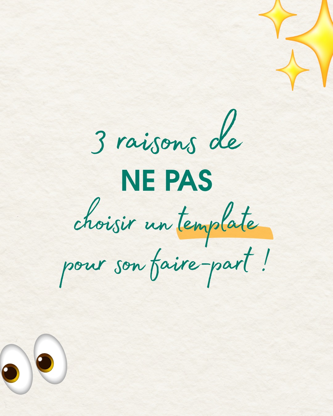 3 raisons de ne PAS choisir un template pour son faire-part 👀
On sait que c'est tentant. C'est rapide, c'est moins cher, et ça a l'air joli sur l'écran. Mais voilà ce que personne ne vous dit :
1️⃣ Votre faire-part ressemblera à des centaines d'autres. Même design, même mise en page, vous changez juste le prénom. Votre collègue a peut-être exactement le même.
2️⃣ La qualité ne se voit pas à l'écran, elle se sent entre les mains. Un papier choisi avec soin, un cachet de cire, une finition dorée… vos invités sentent la différence dès qu'ils ouvrent l'enveloppe.
3️⃣ Un template, c'est un faire-part isolé. Le sur-mesure, c'est un univers. Quand votre faire-part, votre menu, vos marque-places et votre plan de table racontent la même histoire, votre mariage a un fil rouge. C'est ça qui fait la différence.
Et au fond, ce n'est pas une question de prix. C'est une question de souvenir. Votre faire-part, vos proches le gardent pendant des années. Autant qu'il soit à la hauteur de votre histoire 🤍
Chez Atelier Onze Juillet, tout est créé sur-mesure, fabriqué à la main, en France. Pensé rien que pour vous.
Enregistre ce post 📌
Parlez-nous de votre projet mariage en DM et on vous répond ! 💌
#fairepartmariage #mariage2027 #papeteriemariage #fairepart #inspirationmariage