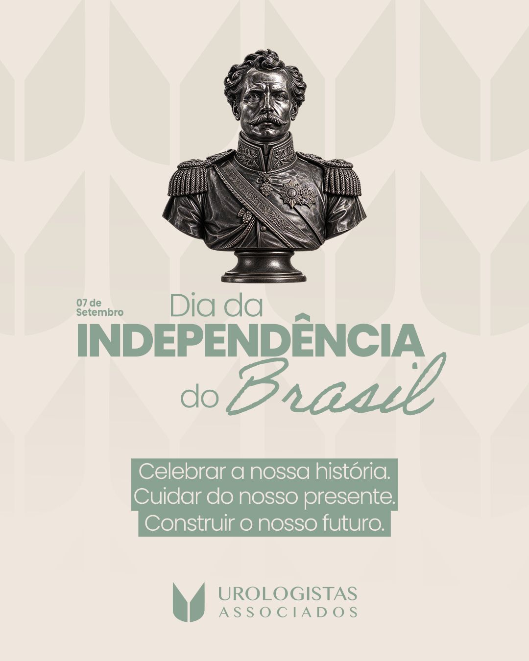O 7 de Setembro marca um dos acontecimentos mais importantes da história do Brasil: a Independência, proclamada em 1822. Mas a história de um país não termina quando uma independência é declarada.💙
Ela continua sendo escrita todos os dias, por pessoas que trabalham, estudam, cuidam, empreendem, pesquisam, ensinam e contribuem, de diferentes formas, para que o futuro seja melhor que o presente.
Hoje, mais do que celebrar uma data, celebramos a nossa trajetória e a possibilidade de continuar construindo um Brasil mais desenvolvido, saudável e humano.
Feliz Dia da Independência! 🇧🇷
#7DeSetembro #IndependênciaDoBrasil #DiaDaIndependência #Brasil #UrologistasAssociados #SaúdeEQualidadeDeVida