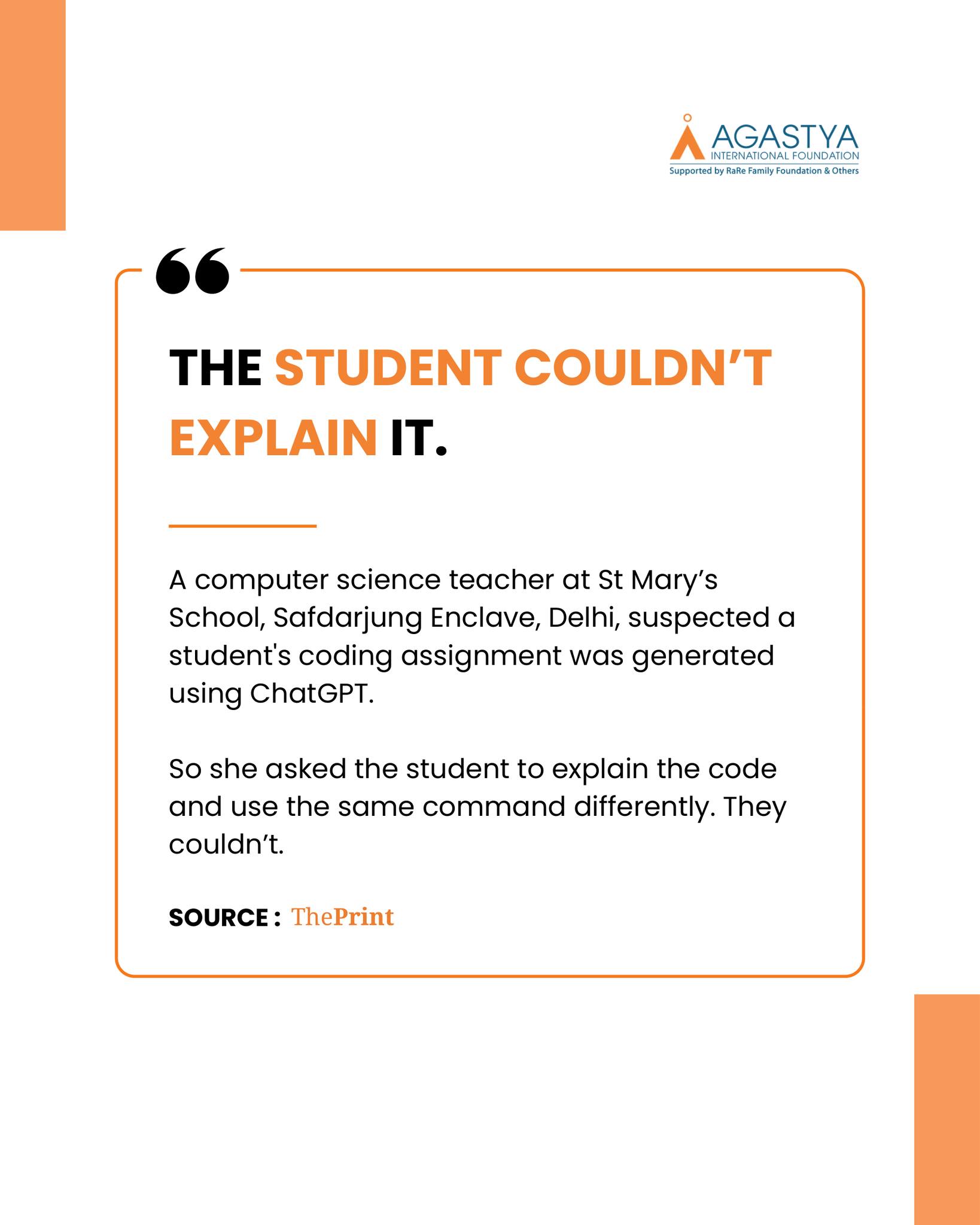 AI can produce an answer.
**Learning means knowing why it works.**
That distinction matters more as AI becomes part of everyday schoolwork.
Instead of asking only, “Did the student use AI?”, schools may need to ask:
**Can the student question it, explain it, improve it, and apply it independently?**
The goal isn’t to keep AI out of classrooms.
It’s to make sure **AI supports learning—not replaces it.**
#AIinEducation #FutureOfLearning #EducationLeadership #EdTech #instadaily