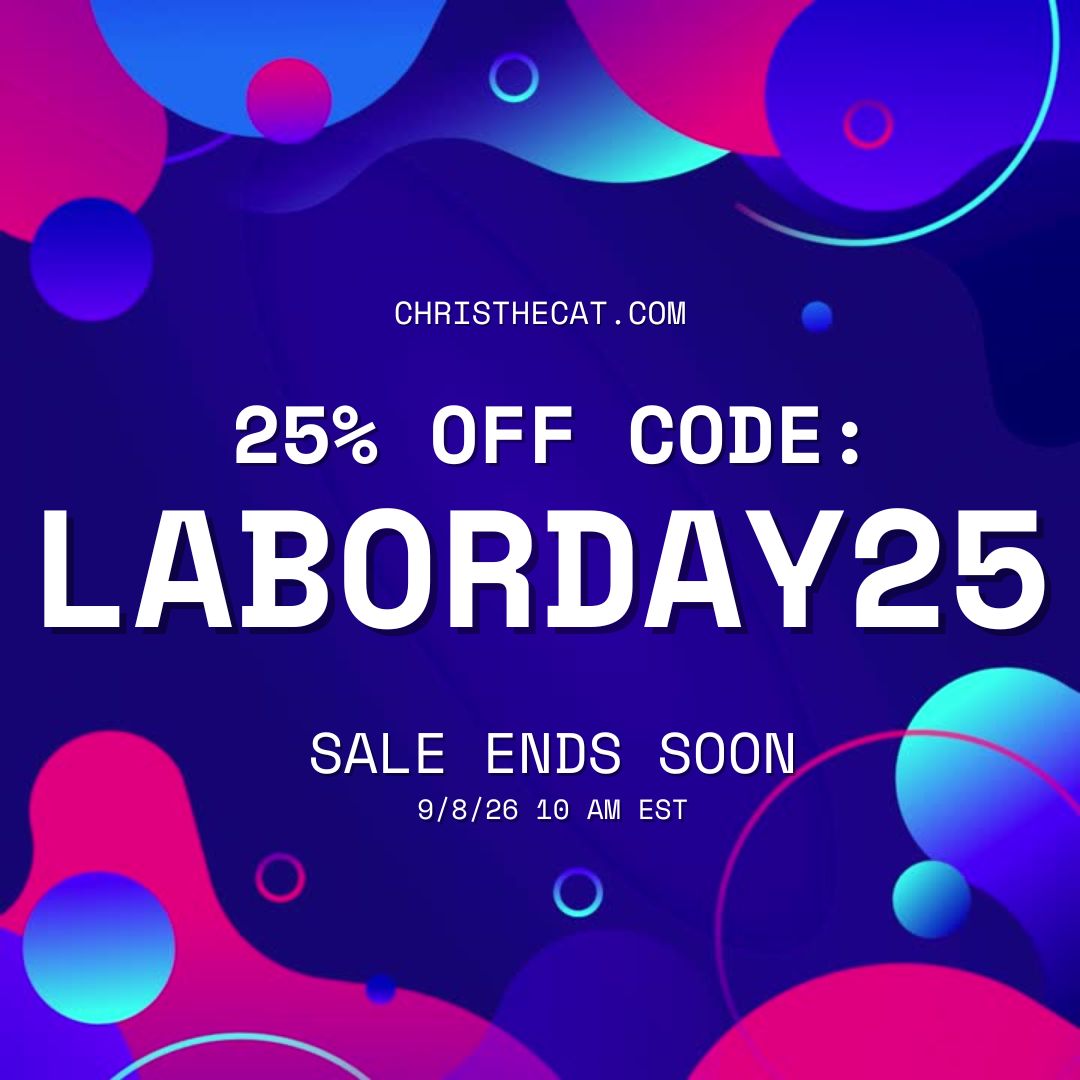 💞🐈🥰 Code: LaborDay25! Sale Ends 9/8/26 10 AM EST! ChristheCat.com