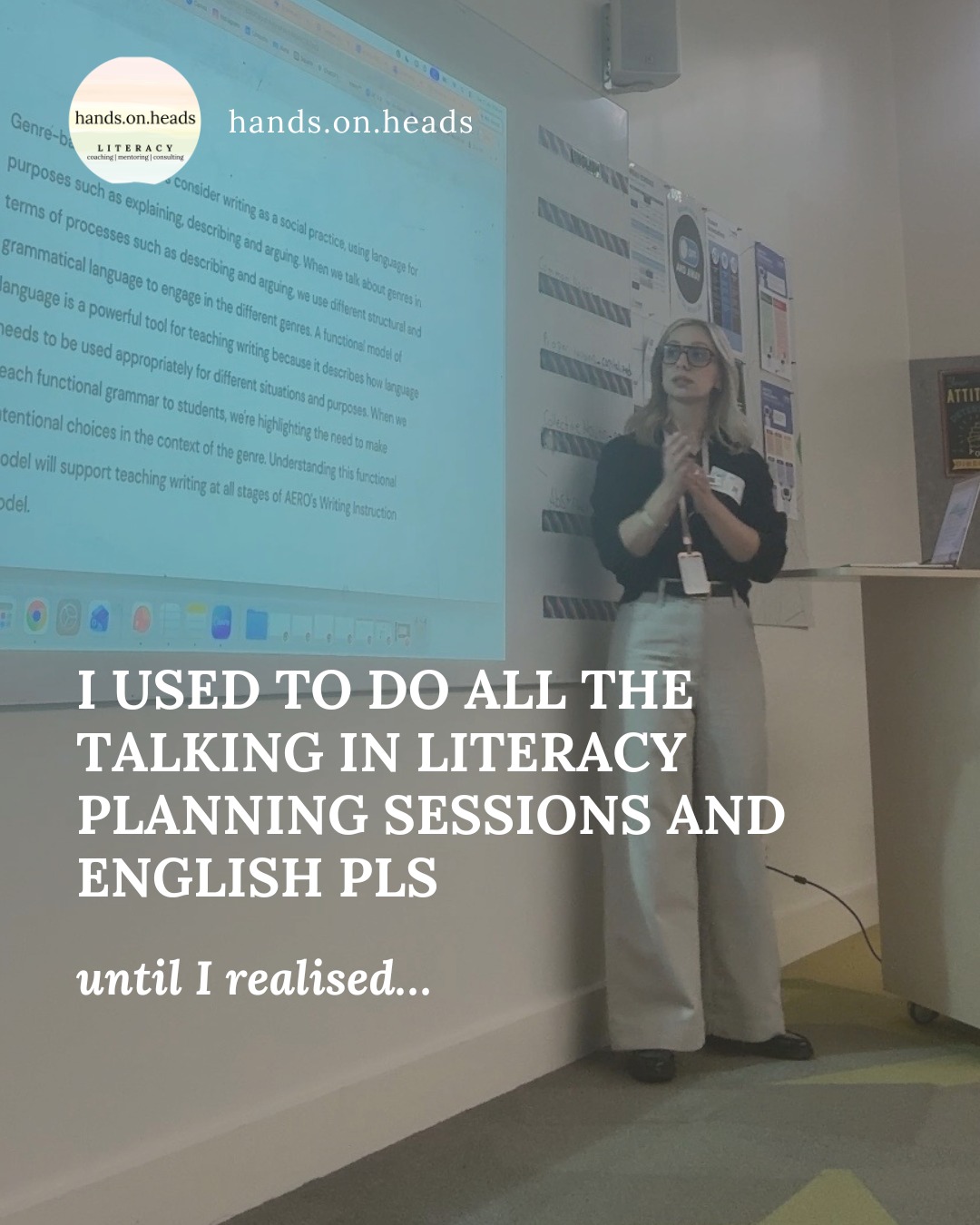 One of the leaders I coach put it perfectly: leaders don’t have all the answers- nor should they.
If you're doing all the talking and thinkg you need to have all the answers as a literacy leader, comment ‘CLARITY’, and I’ll show you how NOT to do it all for everyone else.