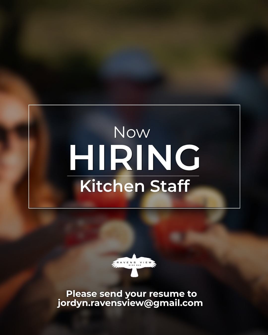 Raven’s View is now hiring for kitchen staff! If you’re looking for an exciting opportunity at a unique location, we would love to hear from you. Please send your resume to Jordyn.ravensview@gmail.com
#RavensViewWineBar #NowHiring #NowHiringCaveCreek #NowHiringScottsdale #NowHiringPhoenix