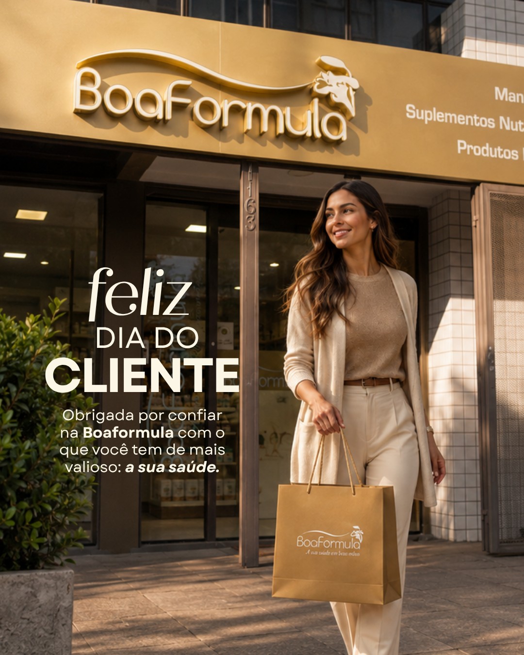 Hoje é o Dia do Cliente, e a gente queria aproveitar para dizer uma coisa simples: obrigada. 🤍
Obrigada por cada prescrição trazida até a gente. Por cada dúvida tirada com a nossa equipe. Por cada pedido feito com confiança. Por escolher a Boaformula para cuidar da sua saúde e da saúde de quem você ama.
São vocês que fazem a nossa história ter sentido. Que nos motivam a melhorar todos os dias e a manter, depois de 34 anos, o mesmo cuidado e a mesma dedicação do primeiro dia.
E para celebrar essa data junto com o nosso aniversário, o presente continua: durante todo o mês de setembro, a cada R$1,00 investido em saúde na Boaformula, você acumula 1,5 pontos no Clube BF+. 🎉
É a nossa forma de dizer obrigada de verdade.
Ainda não faz parte do Clube BF+? O cadastro é gratuito e você já começa acumulando agora.
👉 Acesse o link na bio e faça parte.
#DiaDoCiente #BoaFormula #34Anos #ClubeBF #FarmáciaDeManipulação