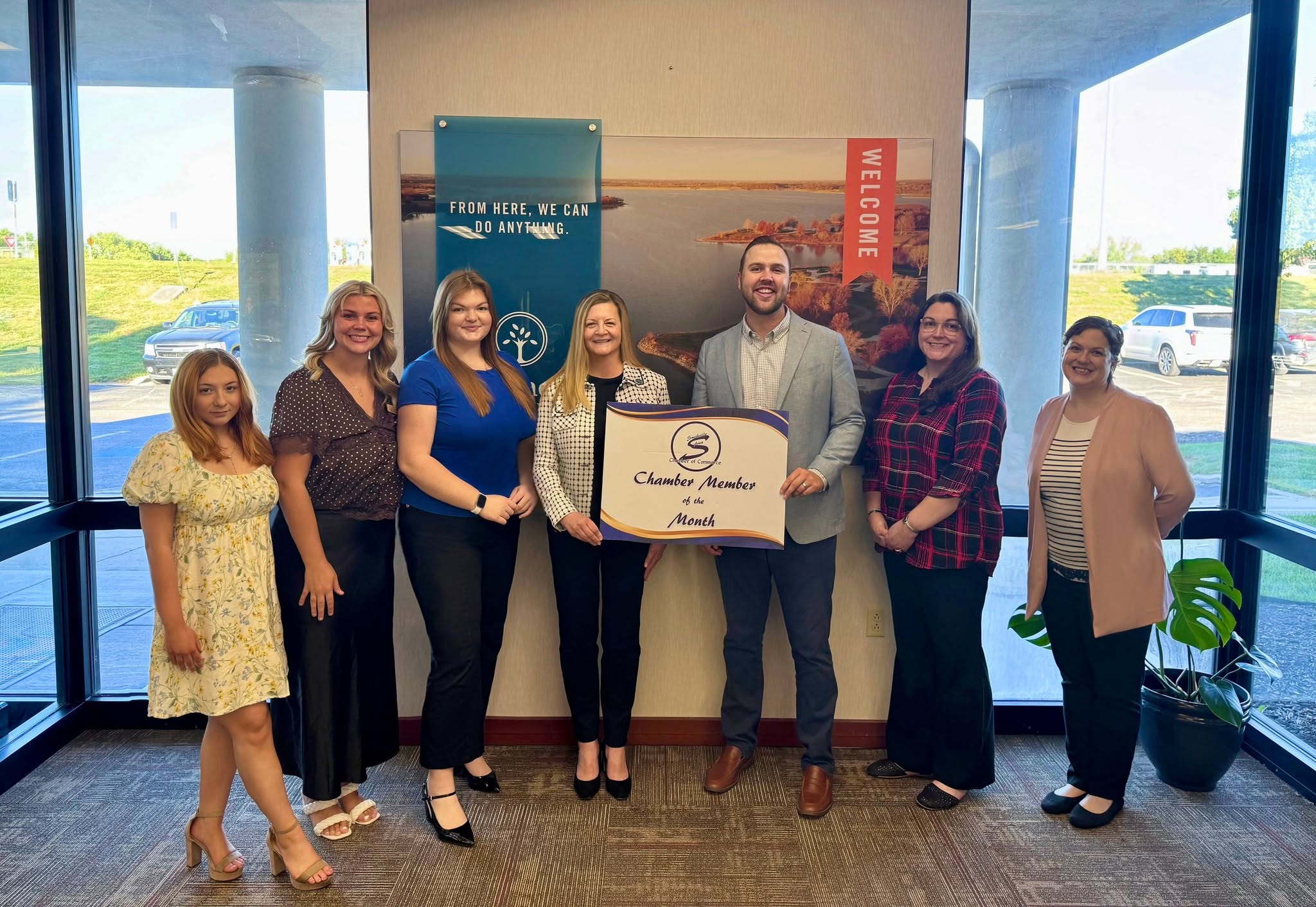 We’re Excited to Celebrate Southern Bank as Our September Member of the Month!
From Here, We Can Do Anything.
At Southern Bank, we know where you're coming from — because we're from here, too.
We see people seizing opportunities, building communities, and achieving their dreams right in their hometowns. And we want to keep it that way. That’s why we provide not just banking services, but also financial resources and tools to help you accomplish what you want, where you want.
Whether it’s opening your first checking account or funding your entrepreneurial dreams, we’re here to help every step of the way. From accounts designed with kids and teens in mind to customized loans with competitive rates, our personal and business banking services are built around your needs.
That commitment starts with our local experts. Jeanne Saylor, Branch Retail Manager, Cory Dudley, Commercial Lender, and the rest of our Smithville Southern Bank team live, work, and grow right here in the Northland alongside you. We are all proud to serve our neighbors, sponsor local community events, and support the future of Smithville and surrounding communities.
Stop by our Smithville branch to meet the team in person, or reach out to Jeanne or Cory directly to discuss how we can help you reach your financial goals.
Jeanne Saylor
Branch Retail Manager II
(816) 477-3413
jsaylor@bankwithsouthern.com
Cory Dudley
Commercial Lender
(816) 477-3409
cdudley@bankwithsouthern.com