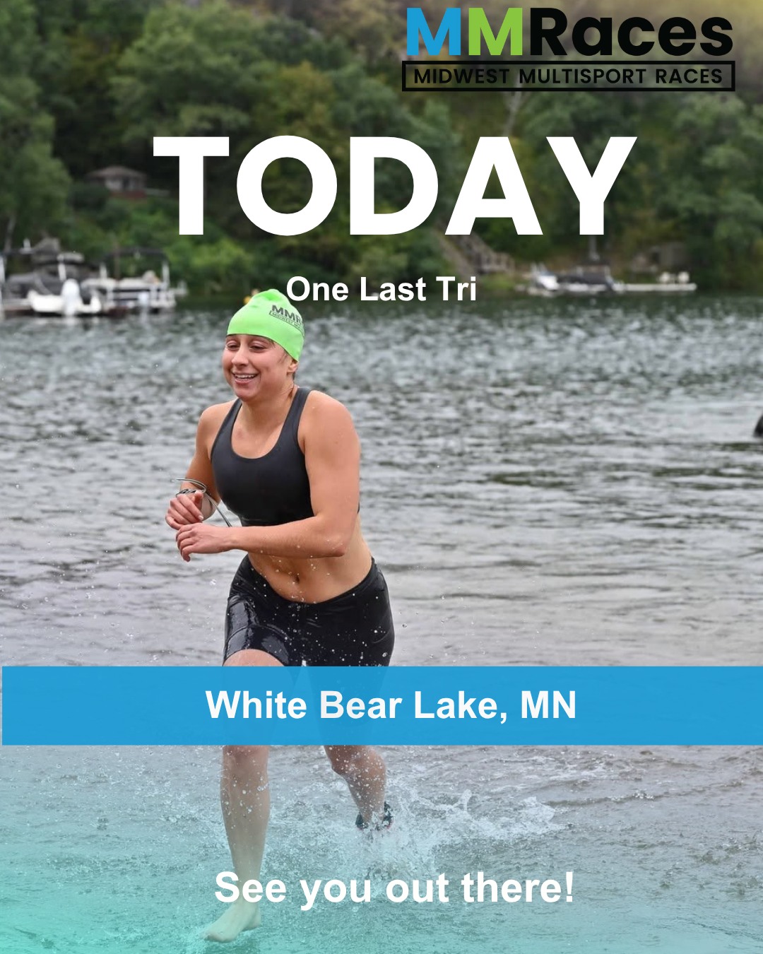 It's race day!! 🏊♀️🚴♀️🏃♀️ We'll see you out there, let's make it a great one! 💙