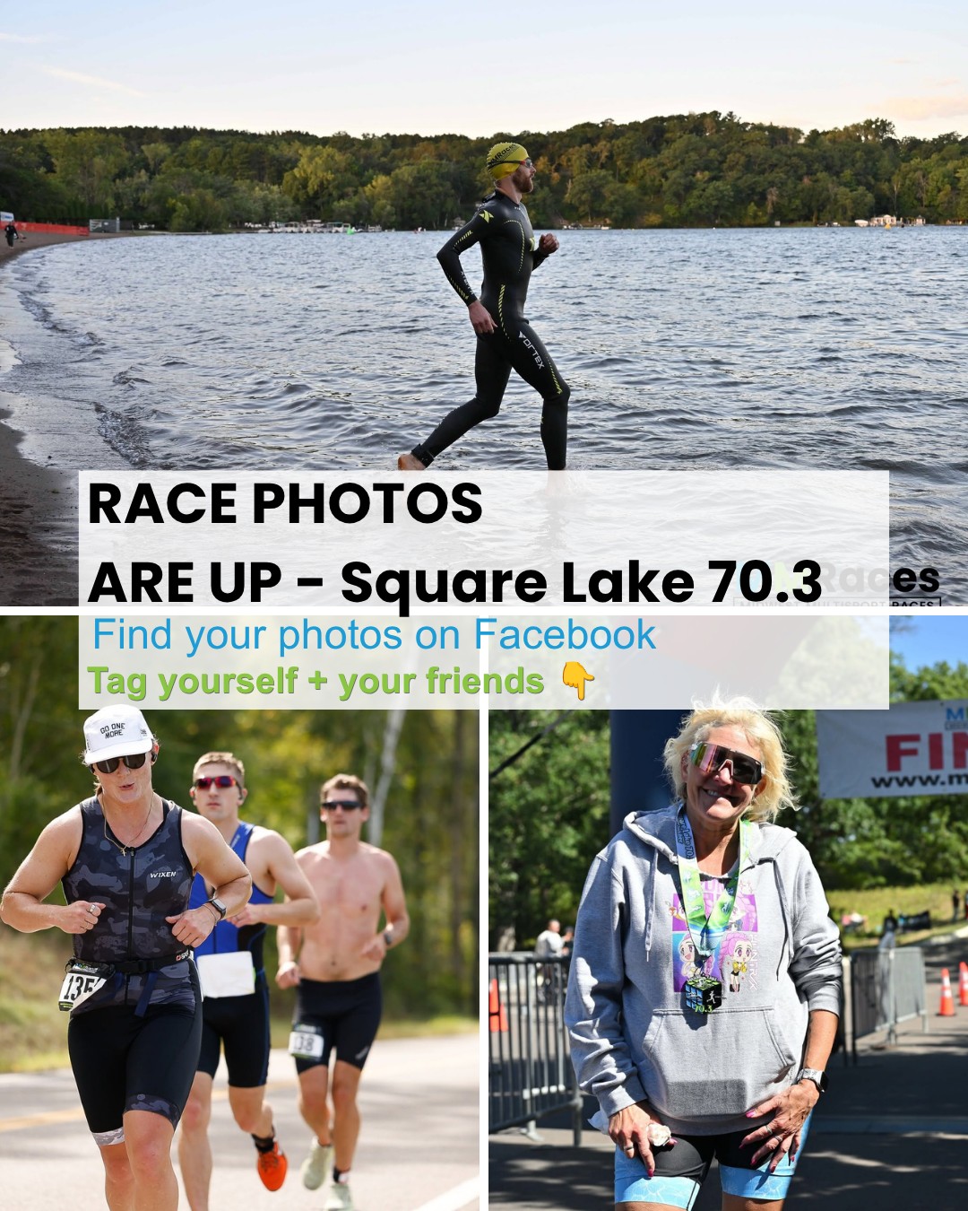 Head over to Facebook to check out the photos from Square Lake 70.3!