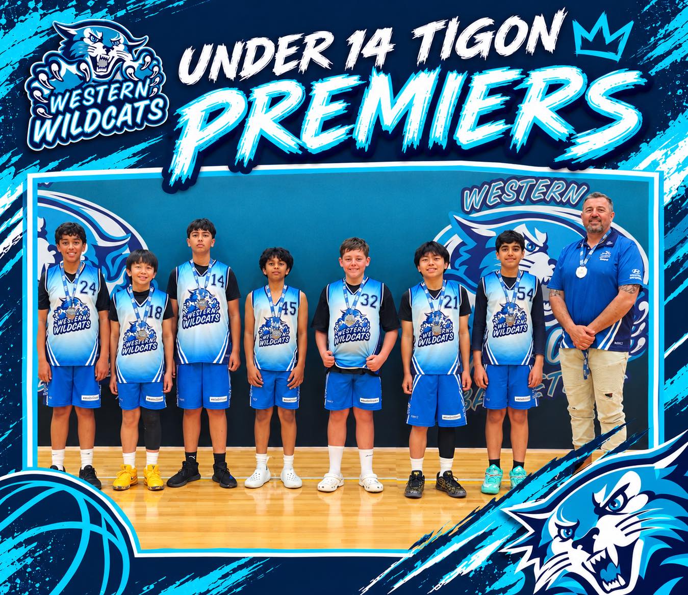The Western Wildcats Basketball family is roaring with pride as we celebrate our Under 14 Tigon team, who have taken out this yearβs Grand Final! π―π
What an incredible season these Tigons have had! From the opening tip-off to the final buzzer, they have shown outstanding teamwork, determination, dedication and Wildcats spirit. Their hard work has truly paid off, and they have clawed their way to a well-deserved Grand Final victory!
A special thank you to the coach for guiding, supporting and inspiring the team throughout the season. Your leadership has helped these young champions grow, develop and perform at their very best.
Be proud, Under 14 Tigons β you have earned every roar of applause! ππ
Enjoy the celebrations, savour the victory and keep your eyes on the court⦠because this Tigon pride is only getting stronger!
Congratulations, Under 14 Tigons β Grand Final Champions! πππ―
#Westernwildcats
#Wildcatsbasketball
#westernwildcatsbasketball
#Gowildcats
#Localbasketball
#PointCookBasketball
#Altonabasketball
#Wyndhambasketball
#Youthbasketball
#Juniorbasketball