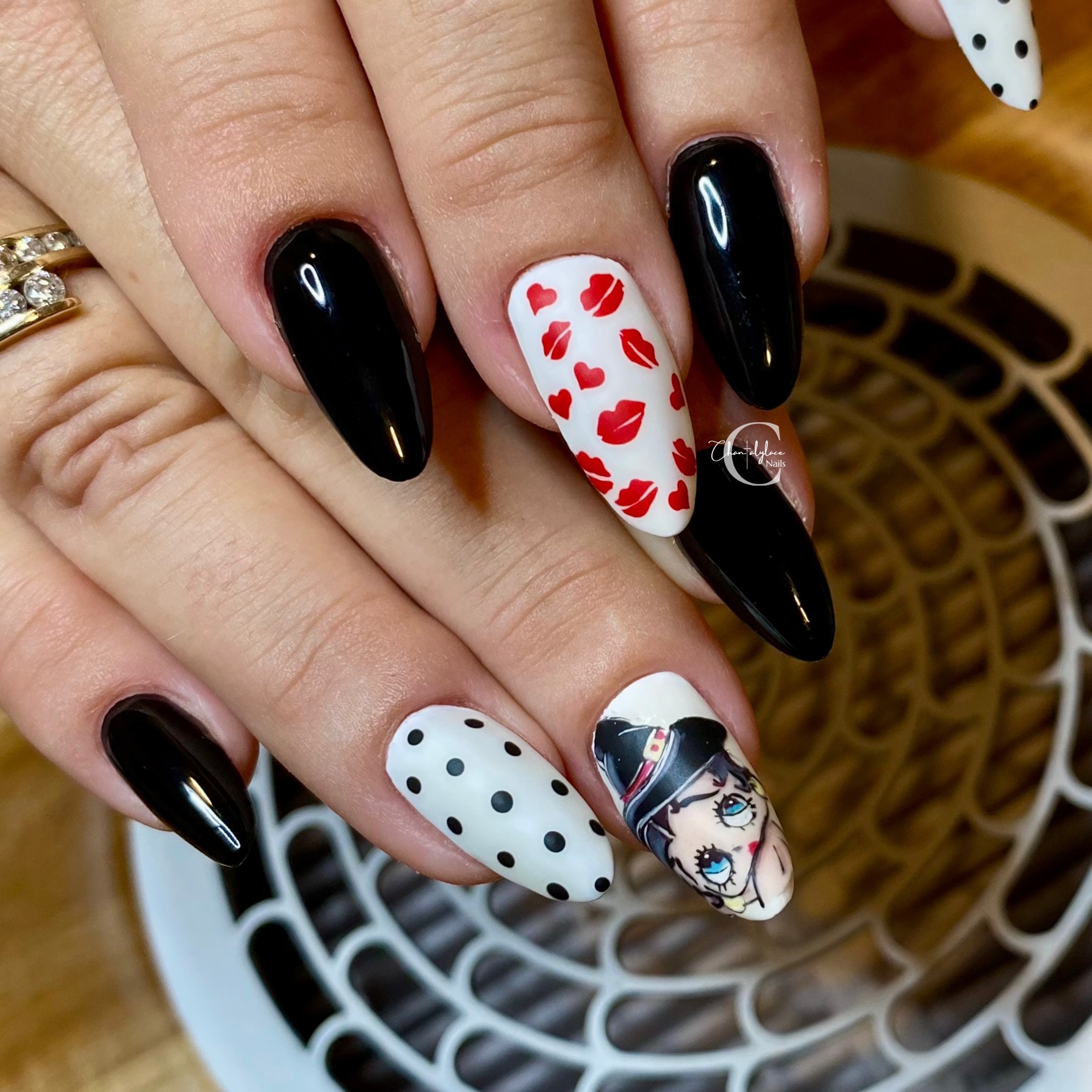 🎃🖤 A little Betty Boop Halloween magic. 🎀
Betty got her witch hat on and she is officially ready for spooky season. ✨
Honestly… **she’s giving cute little troublemaker vibes 😂🎀 But in the most adorable, vintage Betty Boop kind of way. 😉**
I love bringing fun, nostalgic characters into Halloween nail art — especially when we can keep it cute, playful, and a little bit whimsical. 👻🎃
Because Halloween nails don’t have to be scary to be fun. 🖤💅🏼
📍 Edmonton nail artist specializing in luxury gel nails, sculpted gel nails, custom nail art, detailed nail designs, French manicures, and beautiful, long-lasting nail enhancements. Professional, quality-focused products and personalized nail services created with attention to detail, structure, and lasting wear.
#EdmontonNails #EdmontonNailArtist #BettyBoopNails #HalloweenNails #CustomNailArt