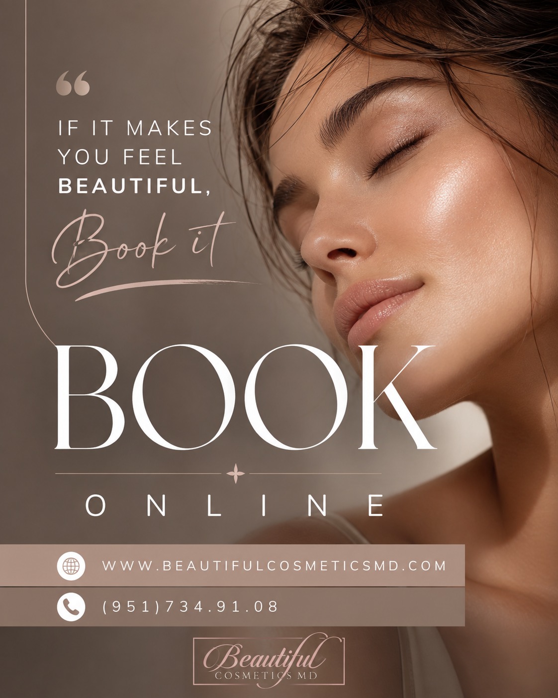 Beauty should feel like you. ✨
Whether you’re ready for a little refresh or simply want to feel more confident in your skin, we’re here to help you achieve a look that feels natural, polished, and uniquely yours.
Ready when you are. 💕 Book your appointment online today!
#BeautyConfidence #SkinGoals #BeautyBoost #SelfCareRoutine #beautifulcosmeticsmd #Chino #California
📍 Beautiful Cosmetics MD
3857 Schaefer Ave, Chino, CA 91710, United States