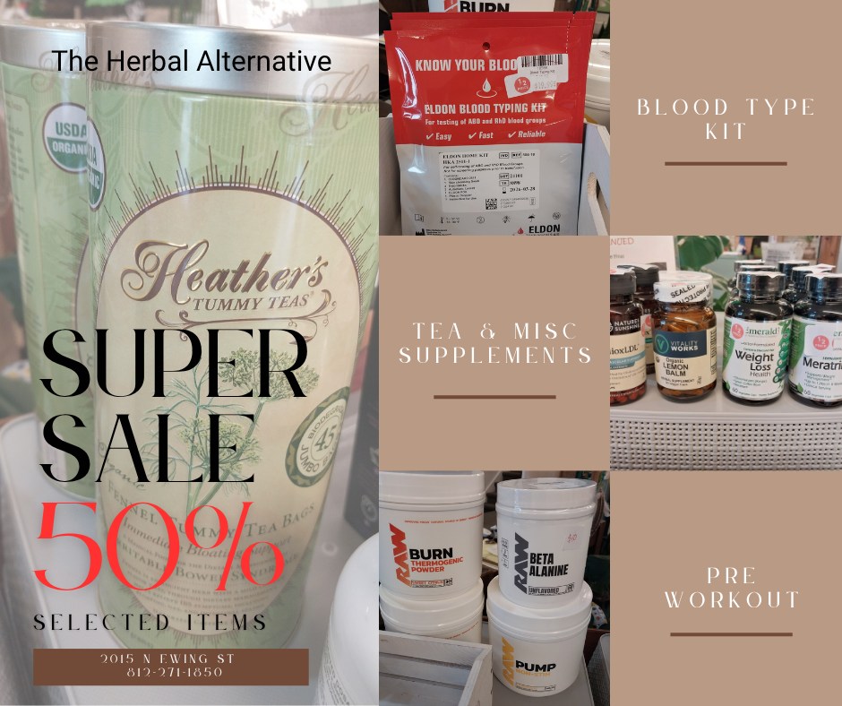Super Sale!!! 50% OFF of Selected Items!
#worktobethechampionofyourlife #herbalalternative #herbalalternatives #supersale #FiftyPercentOff