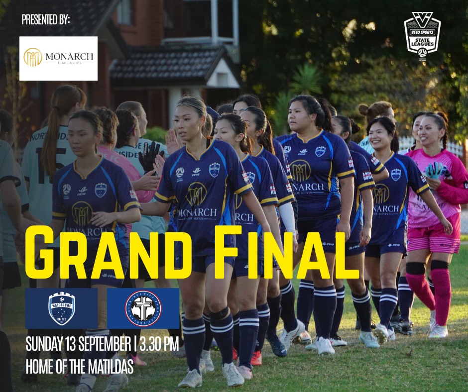 🏆 GRAND FINAL TIME! 🏆
One last game. One massive opportunity.
Our Maidstone Women take the field this weekend in the GRAND FINAL! 💙💛
After an incredible season, it all comes down to this. Get down, get behind the girls and help us make some noise from the sidelines!