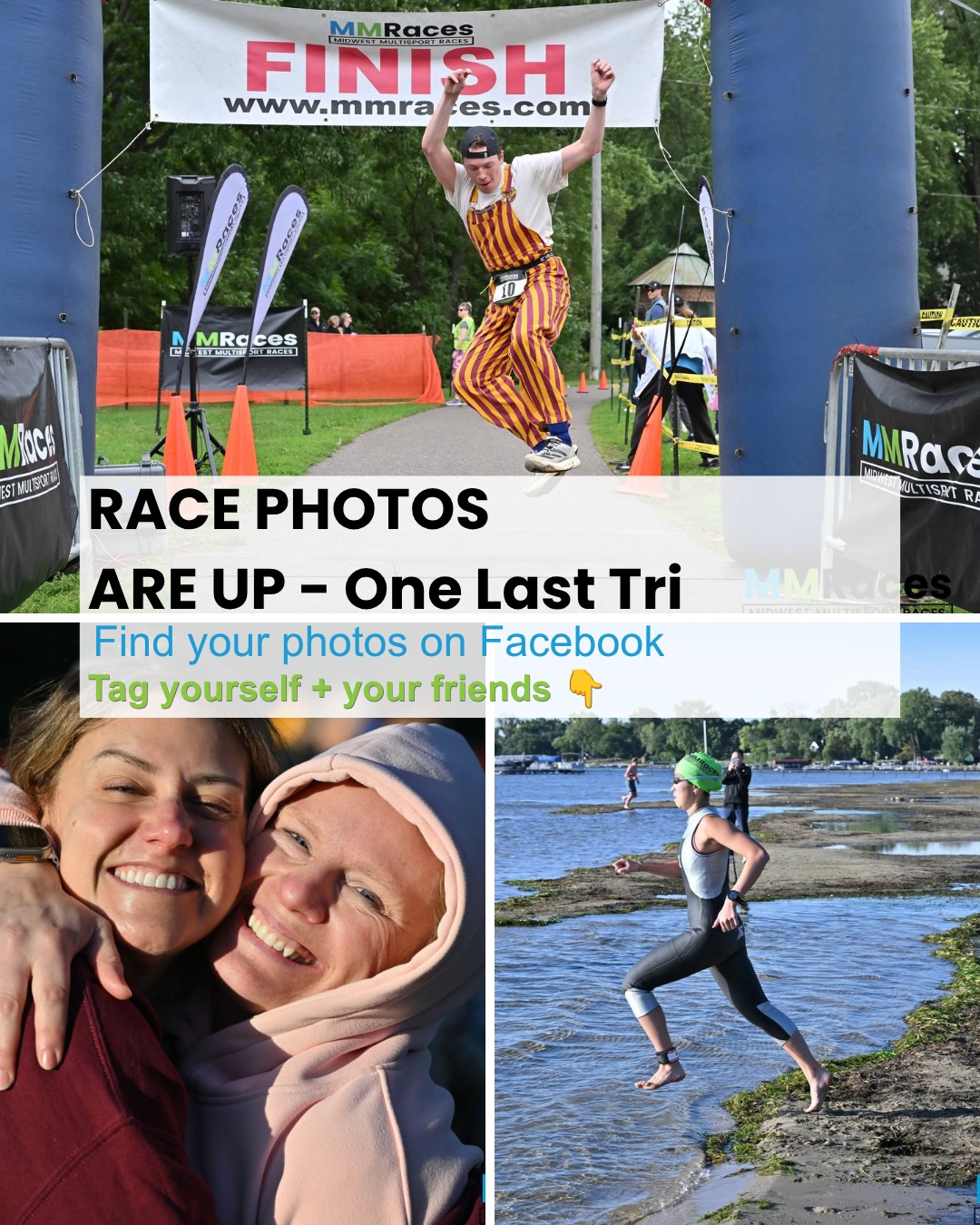 We had so much fun at One Last Tri! Head over to Facebook to re-live the moment π