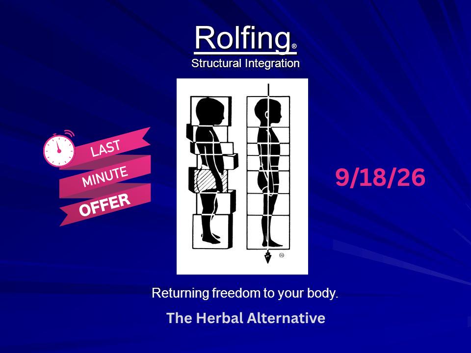 Phil just had a last minute cancellation for this Friday at 10AM! Call 812-583-1433 to book before it's gone.
#worktobethechampionofyourlife #herbalalternative #herbalalternatives #rolfing #LastMinuteBooking