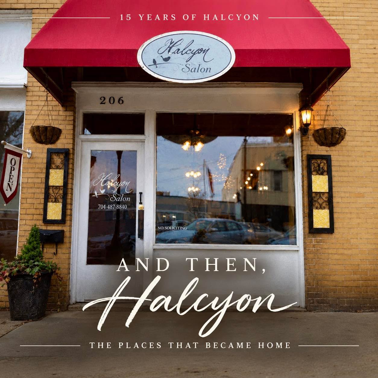 THE PLACES THAT BECAME HOME❤️
In 2011, Halcyon opened its doors at 206 S. Washington Street, a tiny space that is now home to Peace Avenue.
It was less than 10 feet wide and only about 40 feet long—including the bathroom! 😂 The space had originally been an alleyway between two buildings before being enclosed in 1937 to become the home of Harris Barbershop.
It was tiny, but it was ours. And it was where the dream of Halcyon began to take shape.
We quickly outgrew that little space, and in 2013, we moved just down the street to 214 S. Washington Street.
When the dream started taking shape, the building was home to feral cats and pigeons. It took a lot of vision—and a lot of work—to see what it could become.
But we did.
We transformed it into a beautiful home for Halcyon, preserving some of the building’s historic character along the way, including the gorgeous original metal ceiling tiles.
Then, in 2019, it was time for another chapter.
Renovations on 115 N. Lafayette Street began in February, and by April, we had moved into what would become our finished home.
Or so we thought. 😉
Because even after moving in, we’ve never really stopped changing, improving, and dreaming about what Halcyon could become.
Most recently, we completely reimagined our treatment spaces to make room for our growing eminenceorganics skincare services—and there’s still more to come.
Three spaces. Fifteen years. Countless memories.
Each building gave us something different, but they all became part of the story.
206 taught us to start small, but dream big.
214 taught us to grow and keep consistent .
115 gave us room to keep blooming.
And after 15 years, we’re still blooming.
#Halcyon15 #HalcyonSalon #ThePlacesThatBecameHome #15YearsOfHalcyon #FindYourHalcyon