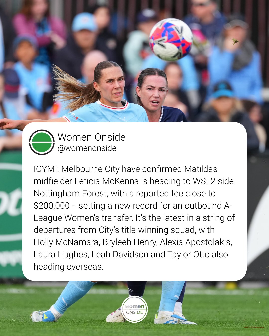 Big moves following Melbourne City's double in the 2025/26 season.