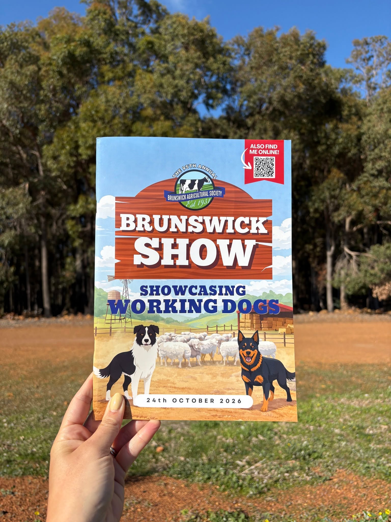 The 2026 Brunswick Show schedules are officially out! ๐๐
You can now pick up a copy from:
Brunswick Agencies
Brunswick Post Office
Brunswick CRC
Treendale Newsagency
Peteโs Chop Shop
Australind Library
Australind Newsagency
Shire of Harvey Australind Office
Harvey Library
Harvey CRC
Bizee Hands Harvey
Fryers Harvey
Stirling Street Arts Centre Bunbury
Jacksons Drawing Supplies Bunbury
Petstock Bunbury
Elders Bunbury
Nutrien Bunbury
Patchwork Shop Bunbury
You can also find all the info and enter online here:
https://www.brunswickshow.com.au/competitions
๐ BRUNSWICK SHOW 2026
๐ Brunswick Show Grounds
๐
Saturday 24 October 2026
๐๏ธ Info + Tickets: www.brunswickshow.com.au