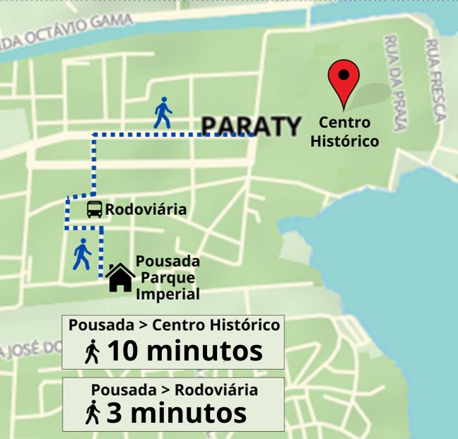 A localização que facilita sua viagem
Você sabia que pode conhecer boa parte de Paraty sem precisar tirar o carro do estacionamento? 🚶♀️💙
A Pousada Parque Imperial fica a cerca de 300 metros do Centro Histórico de Paraty, próxima à rodoviária e com fácil acesso ao Cais de Turismo, restaurantes, lojas e atrações da cidade.
🚗 Estacionamento gratuito
❄️ Ar-condicionado
📶 Wi-Fi
🛏️ Suítes confortáveis
☕ Opção de café da manhã
Hospede-se bem localizado e aproveite mais a viagem.
📲 Fale conosco e consulte sua data.
#Paraty #OndeFicarEmParaty #PousadaEmParaty #HospedagemEmParaty #CentroHistoricoParaty #PousadaParqueImperial #ViagemParaty