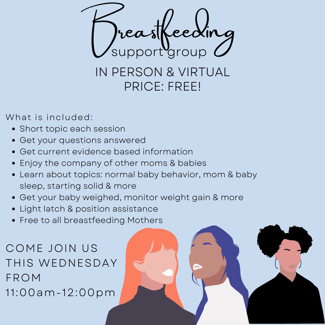 Empower your breastfeeding journey! Join our FREE support group and connect with others who understand your path. Click to sign up & start thriving! Next group is September 30 in Corona. Exact location is provided with your appointment confirmation.
https://app.acuityscheduling.com/schedule.php?owner=16860603&appointmentType=8496073