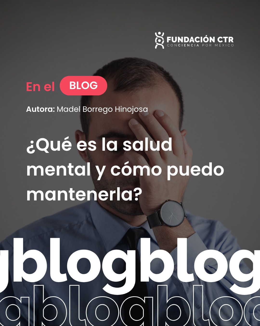 ¿Sentir agobio o cansancio emocional constante se ha vuelto parte de tu rutina? 🧠⚠️
La salud mental engloba nuestro bienestar psicológico, emocional y social. No es un estado permanente de calma, sino la capacidad de adaptarnos, gestionar emociones y construir relaciones sanas.
🔗 Lee la nota completa en el enlace de nuestro perfil.
#FundaciónCTR #SaludMental #Prevención #BlogCTR #ConcienciaPorMéxico