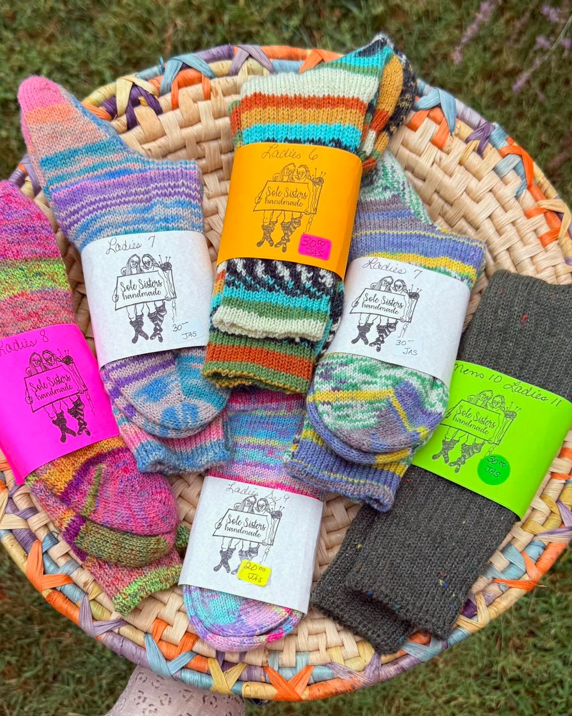 Treat your tootsies to handmade socks from local crafters, Sole Sisters Handmade! 🦶
These are our favs for wearing around the house, and for pairing with slip-in shoes in the winter to keep our feeties warm!
Come snag a pair today! We’re here until 5 🫶