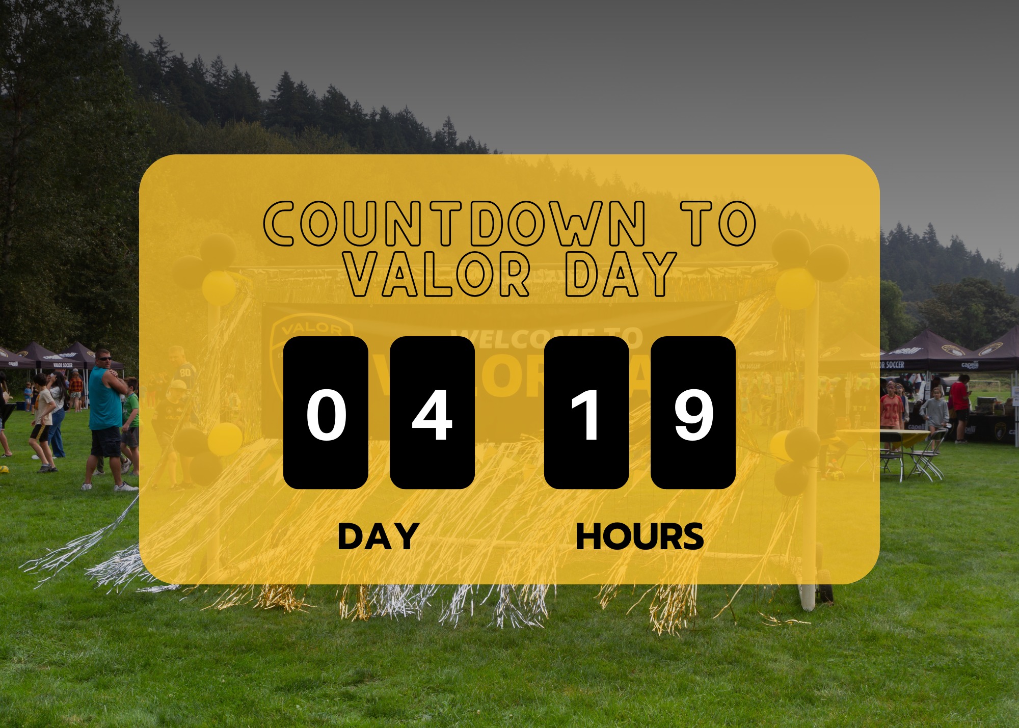 The countdown is on! In just 4 day & 19 hours, one of our favorite events of the year will be here.
Join us on Sunday for an afternoon full of fun, food and family-friendly activities including Giant Inflatables, Face Painting, Bingo, a Cake Walk, Silent Auction, and more!
We can't wait to celebrate with our Valor Community #WeAreValor #ValorPride