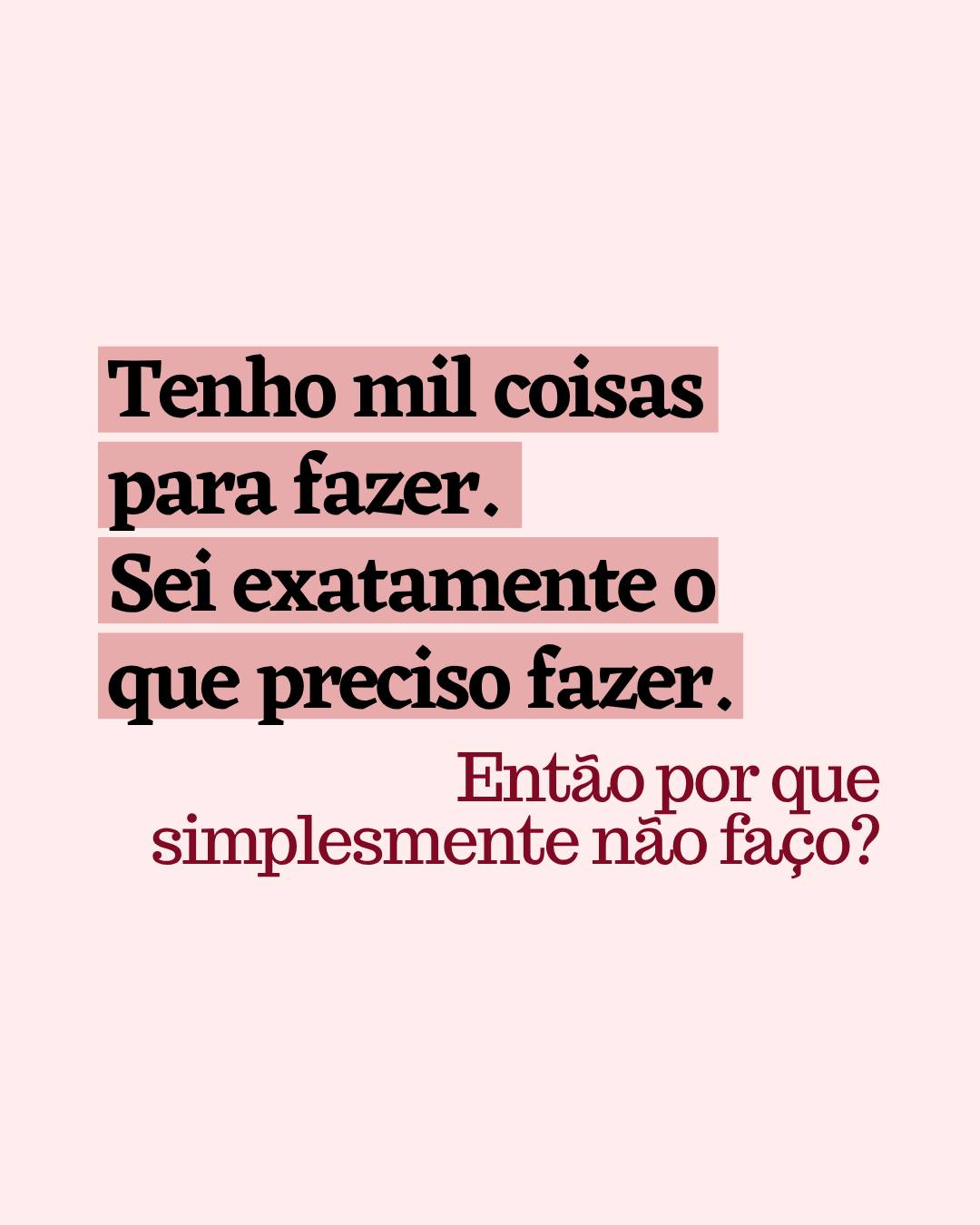 Tem dias em que a lista de tarefas parece crescer sozinha. E quanto mais coisas ficam pendentes, maior parece ficar também o peso de começar.
Uma estratégia que pode ajudar é parar de olhar para tudo o que precisa ser resolvido e escolher apenas uma coisa para colocar em movimento.
Não precisa ser a mais importante.
Nem a mais urgente.
Pode ser simplesmente a que você consegue começar agora.
Às vezes, o que falta não é mais cobrança.
É clareza, um primeiro passo possível e um pouco menos de pressão.
E esse é um dos princípios do Planner Raízes 2027: organizar a vida de um jeito que também faça sentido para a sua mente. 🌱
O lançamento está chegando!
Quer acompanhar o lançamento e receber um desconto especial?
Escreva EU QUERO aqui.