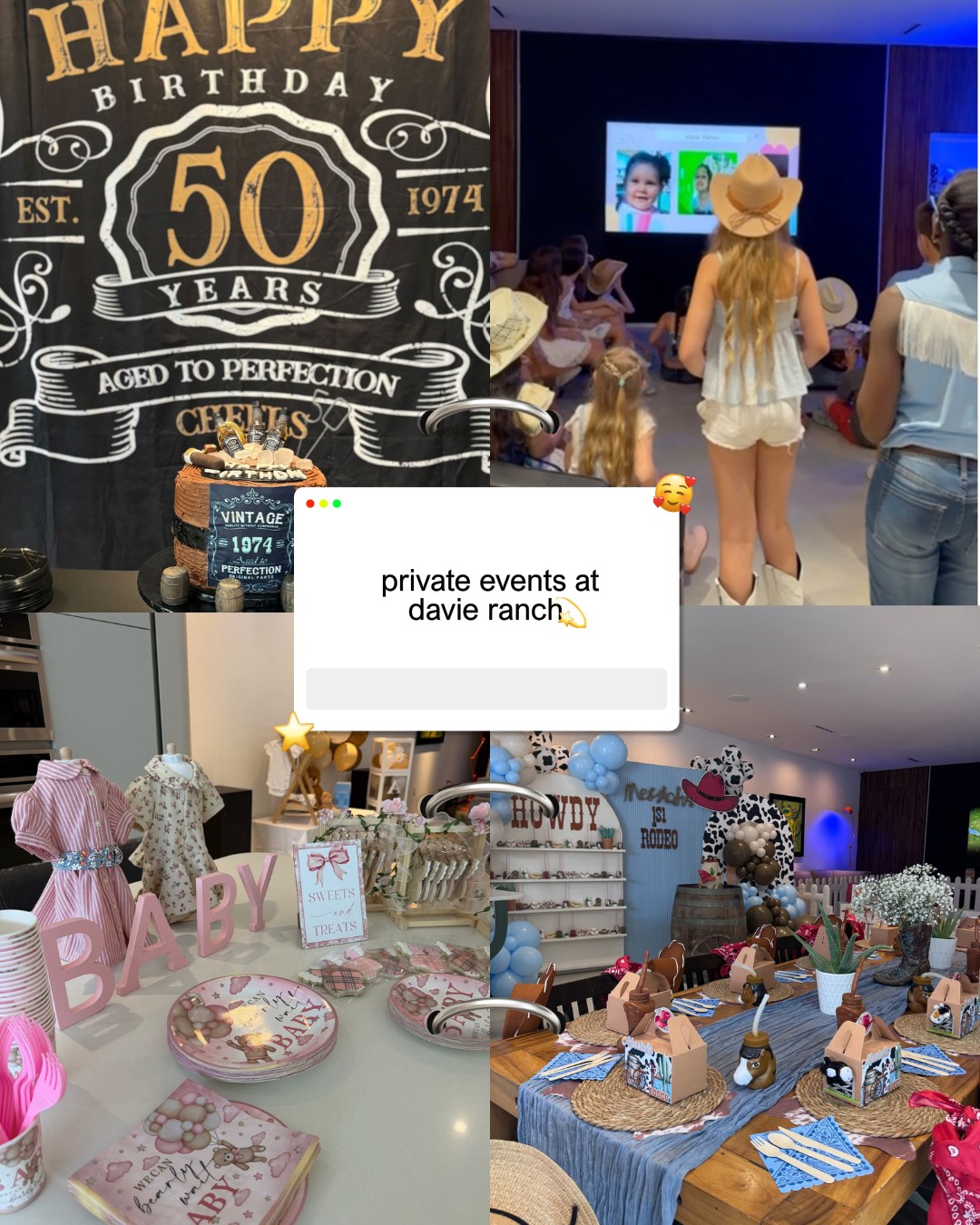 This is what happens when a celebration becomes more than just a partyโฆ
it becomes an experience everyone talks about long after itโs over.
๐๐ผComment: ๐ฃ๐๐ฅ๐ง๐ฌ for package details.
If youโve been searching for something different, something meaningful, something your guests will rememberโฆ this is it.
Private parties are booking quickly for fall + winter
๐๐ผComment: ๐ฃ๐๐ฅ๐ง๐ฌ for package details and letโs start planning!
#davie
Davie Ranch private parties | kids birthday party venue in Davie FL with pony rides, lake activities & indoor + outdoor space