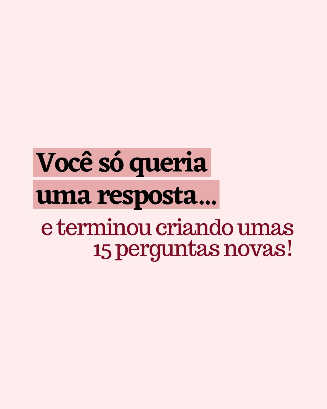 Tem perguntas que a gente faz porque realmente precisa de uma resposta.
E tem outras que a gente faz porque não está conseguindo ficar em paz sem uma resposta.
Essa diferença parece pequena, mas muda bastante a forma como lidamos com a ansiedade.
Porque talvez você não esteja tentando descobrir o que aconteceu.
Talvez esteja tentando chegar naquele ponto em que finalmente possa pensar:
“Pronto. Agora eu tenho certeza de que está tudo bem.”
Só que a vida não funciona com esse nível de garantia.
Sempre vai existir alguma coisa que você não sabe. O que a outra pessoa está pensando. O que vai acontecer amanhã. Se uma escolha vai dar certo. Se aquela possibilidade que passou pela sua cabeça realmente vai acontecer.
E aprender a conviver um pouco melhor com esse “eu não sei” pode ser muito mais importante do que encontrar respostas para todas as perguntas.
🌱 O Planner Raízes 2027 também nasceu para esse tipo de olhar: perceber seus padrões, entender melhor o que acontece com você e acompanhar pequenas mudanças ao longo do tempo.
Quer conhecer? Comente EU QUERO.