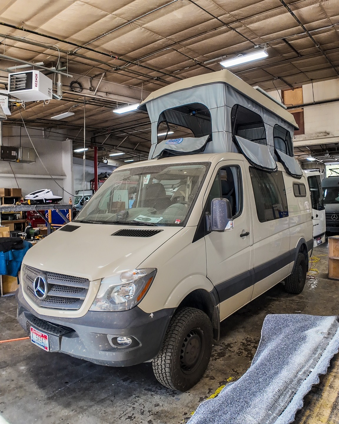 This Sprinter just got a pop top installed and the team is just starting on the interior. Can't wait to share more progress!
970.699.6000 • coloradocampervan.com
#coloradocampervan #poptop
#vanconversions #vanbuilders #vanfam #vanlife