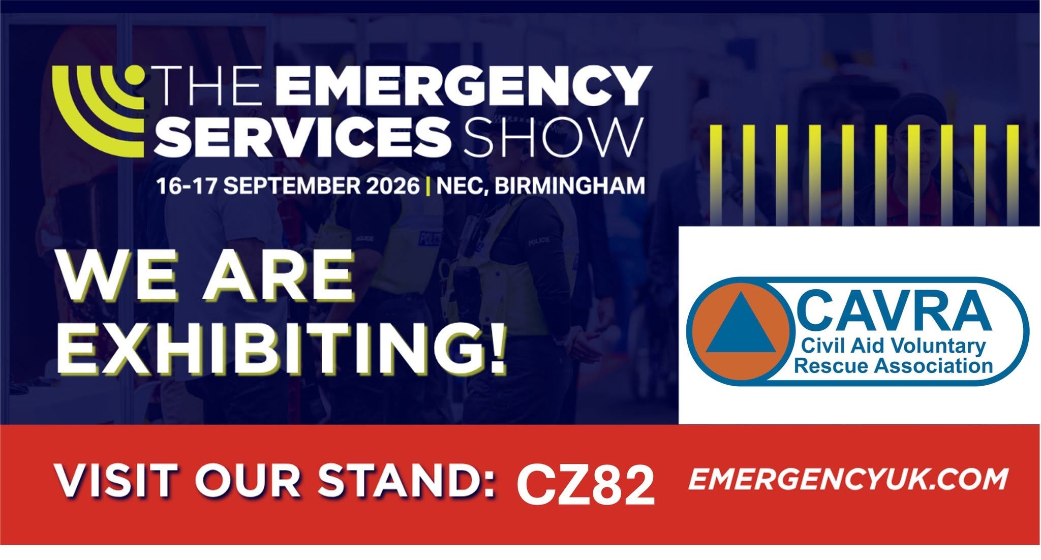 Join us next week on the 16–17 September at the NEC Birmingham, where 16,000+ emergency services professionals and 500+ exhibitors will come together for the UK's leading event dedicated to emergency response, resilience and public safety.
📍 Visit us on Stand CZ82 – we'd love to meet you and show you what we've been working on.
🎟️ Register for your free pass: https://tinyurl.com/2s4e284r
Your free ticket also gives you access to the co-located Emergency Tech Show, showcasing the technologies transforming the future of emergency services.
Will We See You There?
#ESS2026 #EmergencyServicesShow #ETS2026 #EmergencyTechShow #EmergencyServices #PublicSafety #Resilience