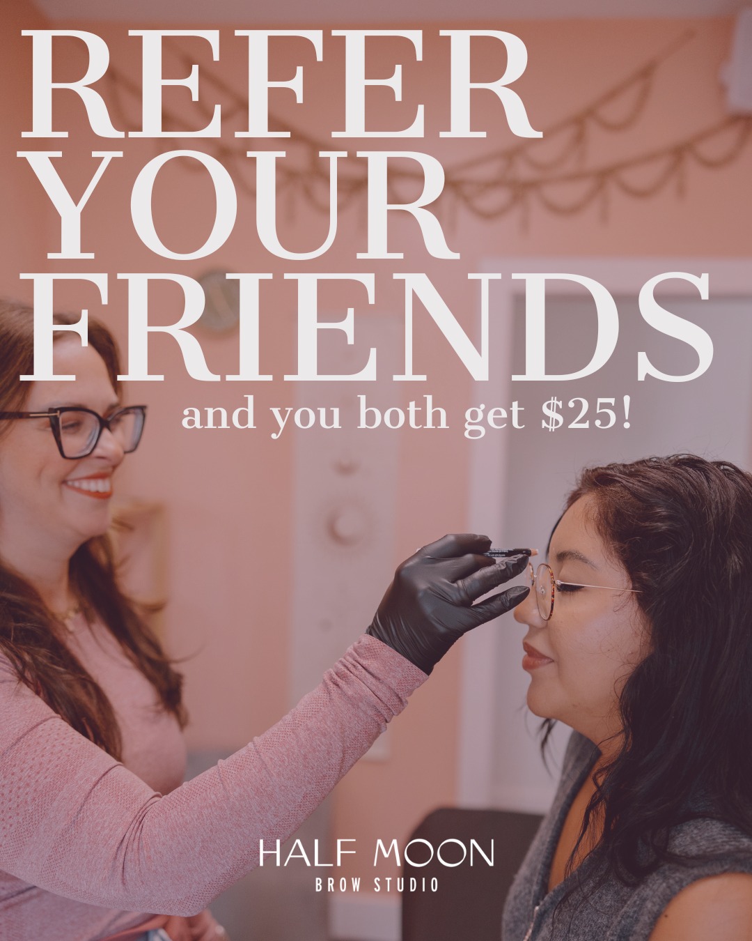 Ok but have you told your bestie about us yet?? ✨
Share your referral link and they get $25 off their first visit and you get $25 in account credit. Win-win 💕
#IndianapolisBeauty #HalfMoonBrow #IndyWomen #smallbusiness #ShopIndyLocal #SelfCareIndy #ThingsToDoInIndy #fishersindiana #NaturalBeauty #IndyBrows #indyselfcare #GirlGang #IndianaBrows #browgoals #LashAndBrow #IndySmallBusiness #BrowStudio