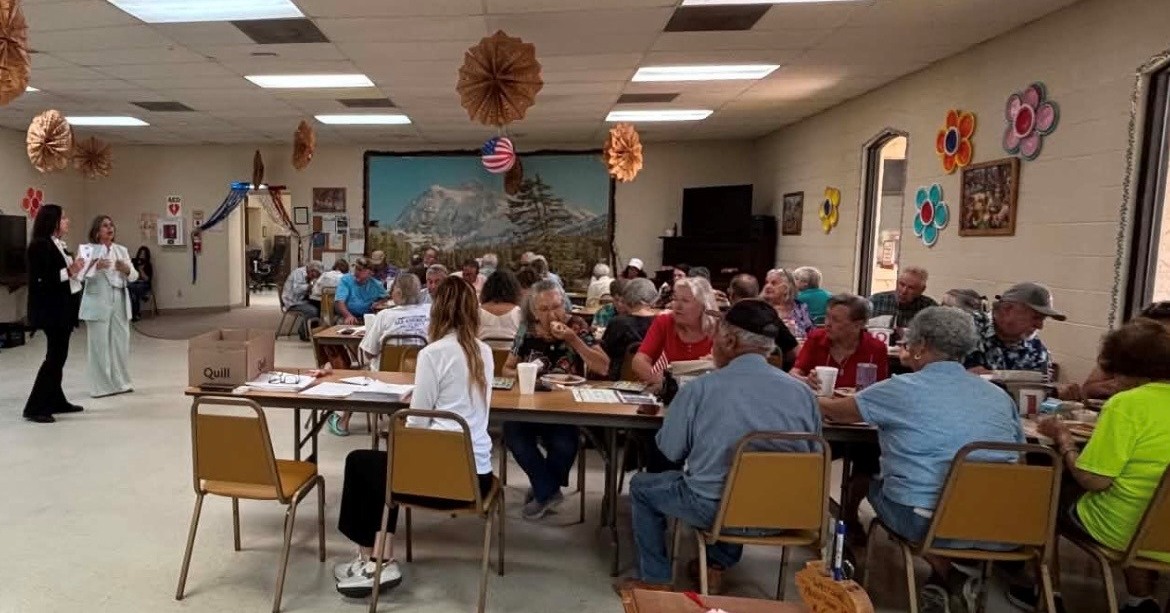 Community starts with showing up, listening, and staying connected.
Our team enjoyed visiting the Brackettville Nutrition Center and spending time with local residents. It was a great opportunity to hear from the community, share conversation, and stay connected with the people we serve across House District 74.
Thank you to everyone in Brackettville for the warm welcome and for taking the time to visit with our team.
#Brackettville #KinneyCounty #HD74 #WestTexas #CommunityEngagement
