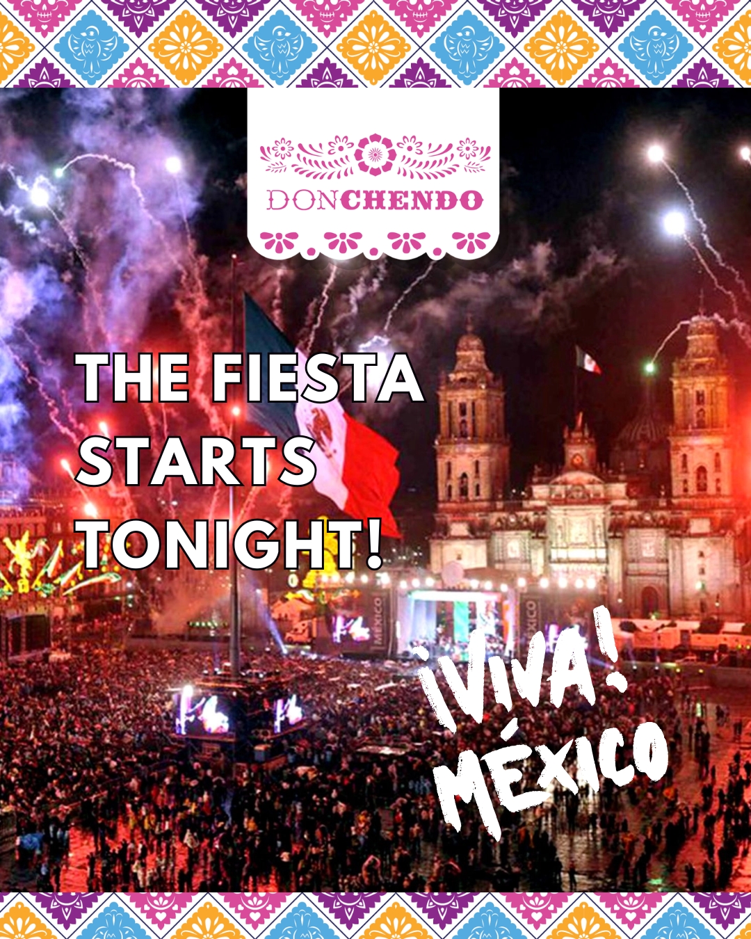 Tonight, Mexico comes together to celebrate El Grito, with music, fireworks, family, friends, and of course, plenty of delicious food! ❤️🌮
Whether you're celebrating in Mexico or here in Canada, there’s always a way to bring the spirit of Mexico to the table. 🇲🇽
¡Viva México! 🎉🇲🇽
.
.
.
.
#DonChendo #TasteTheAuthenticity #VivaMexico #ElGrito #MexicanIndependence #MexicanIndependenceDay #FiestaMexicana #MexicanCulture #MexicanTraditions #MexicanFood #AuthenticMexicanFood #MexicanCuisine #TasteOfMexico #MexicanFoodLovers #Fiesta #Mexico #BurnabyBC #MexicanFoodCanada #WholesaleCanada #SupportLocalBC