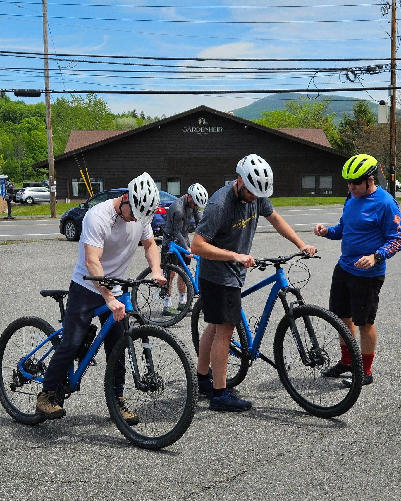You didn’t plan every detail - and that’s ok!
A quick stop at Windham Mountain Outfitters, and now you’ve got bikes, helmets, trail maps, and a full day of adventure ahead.