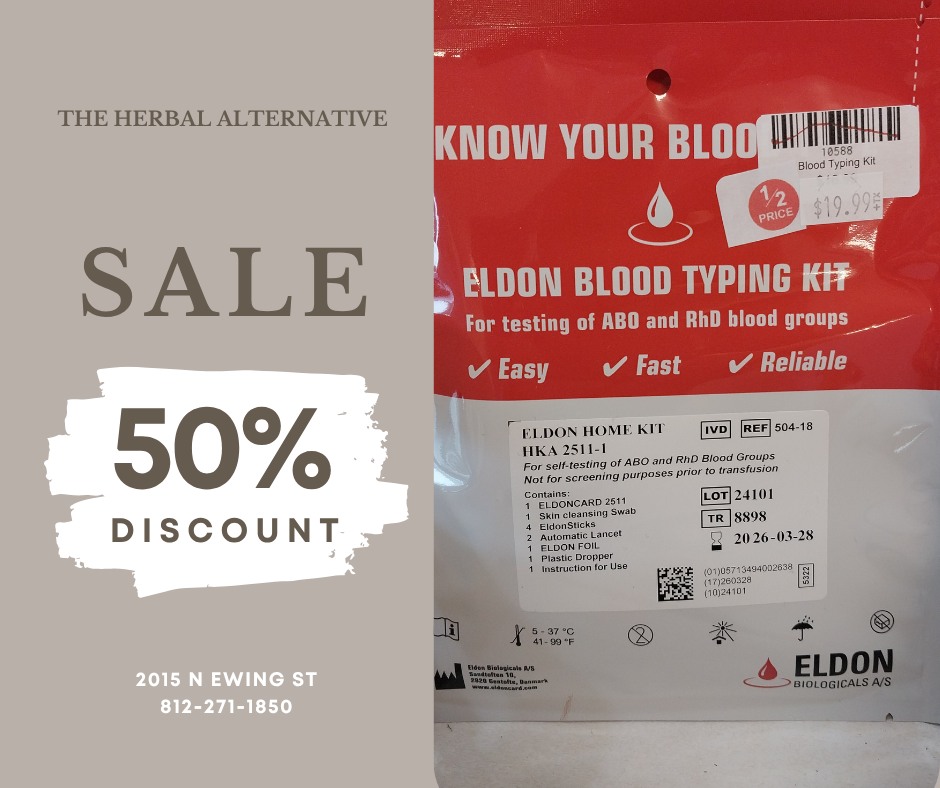 Do you want to try to eat for you blood type, but you don't know your blood type? We have blood type kits that are now 50% OFF!!! Results in minutes.
#worktobethechampionofyourlife #herbalalternative #herbalalternatives #bloodtype #eatforyourbloodtype🏃🏻♂️🏃🏻♀️🏋🏽♂️